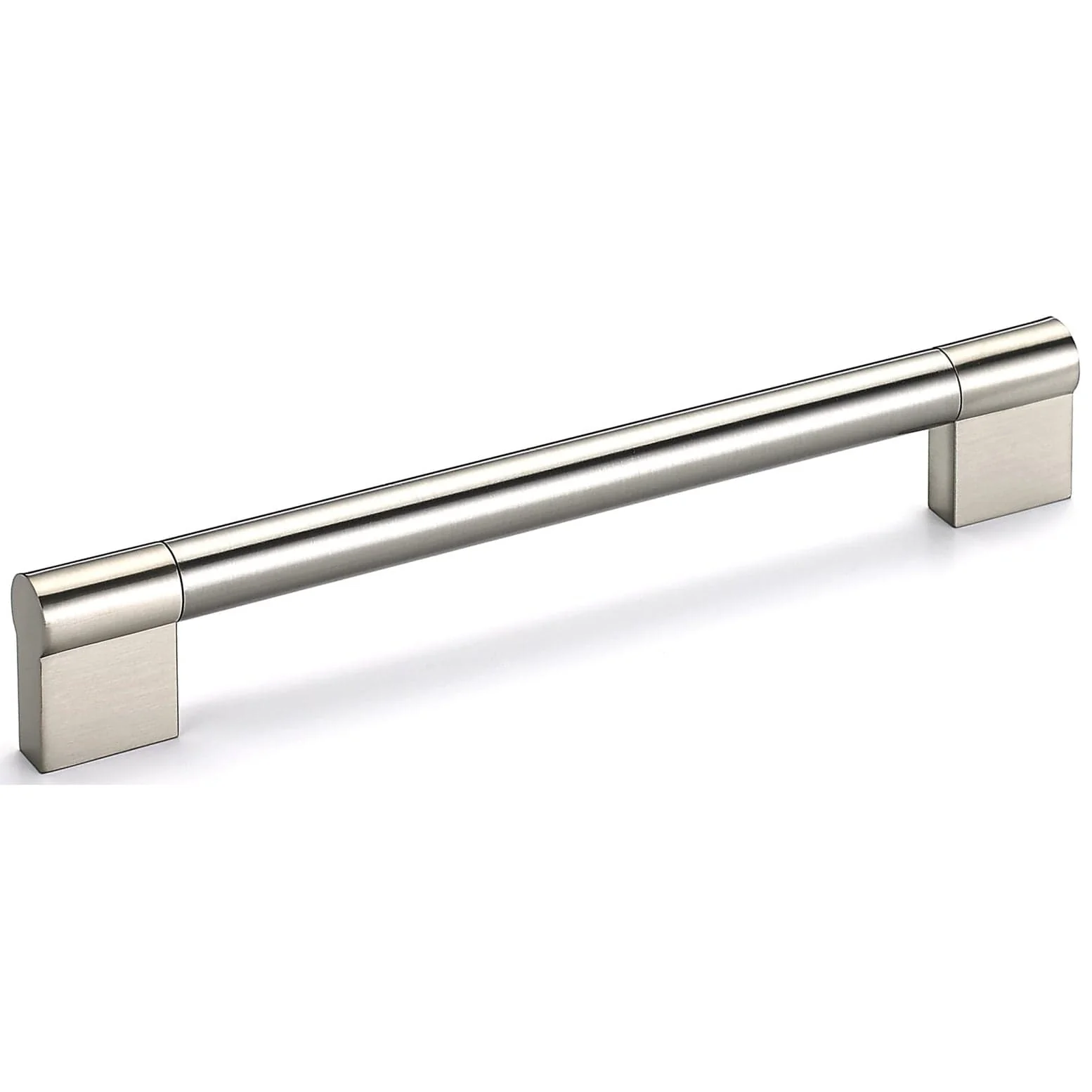 Contemporary Pull, 7-1/16" Center-to-Center, Brushed Nickel - Image 1