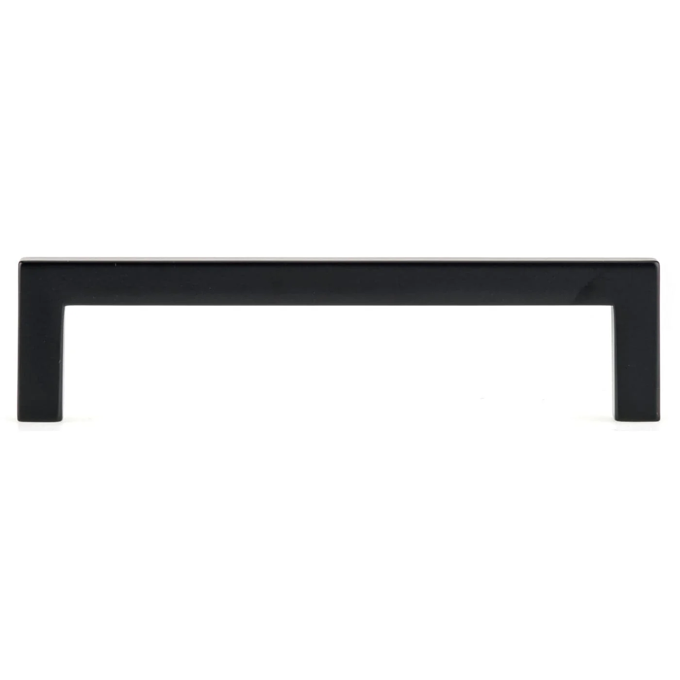 Contemporary Right-Angled Pull - 5-1/16" Center-to-Center - 5-7/16" OL - Matte Black - Image 3
