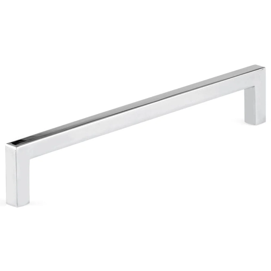 Contemporary Pull - 7-9/16" Center-to-Center - Polished Nickel - Image 1