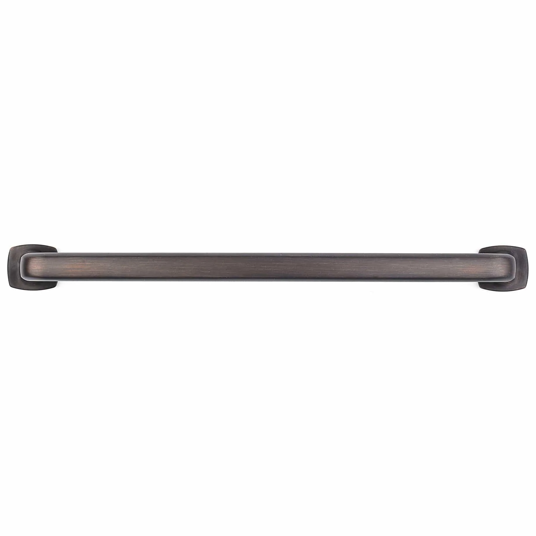 Rounded Corner Transitional Pull - 7-9/16" Center-to-Center - 8-7/16" OL - Brushed Oil-Rub Bronze - Image 2