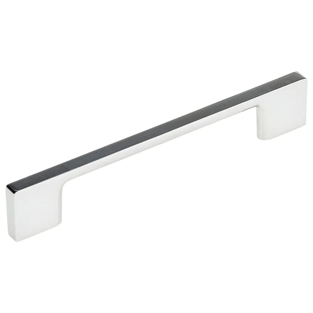 Contemporary Pull, 5-1/16" Center-to-Center, Chrome - Image 1