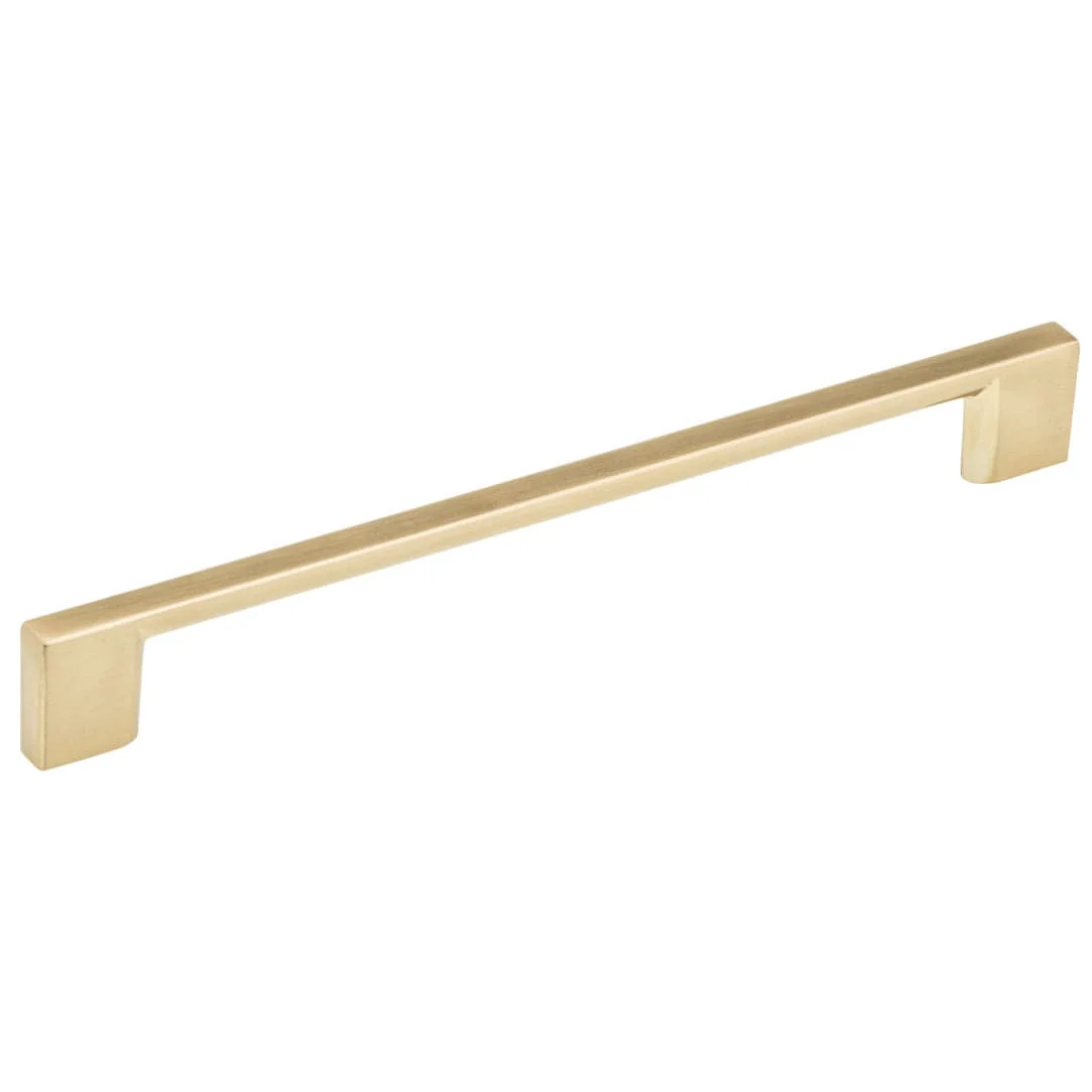Contemporary Metal Pull - Champagne Bronze - 7-9/16" Center-to-Center - 8-25/32" L - Image 1