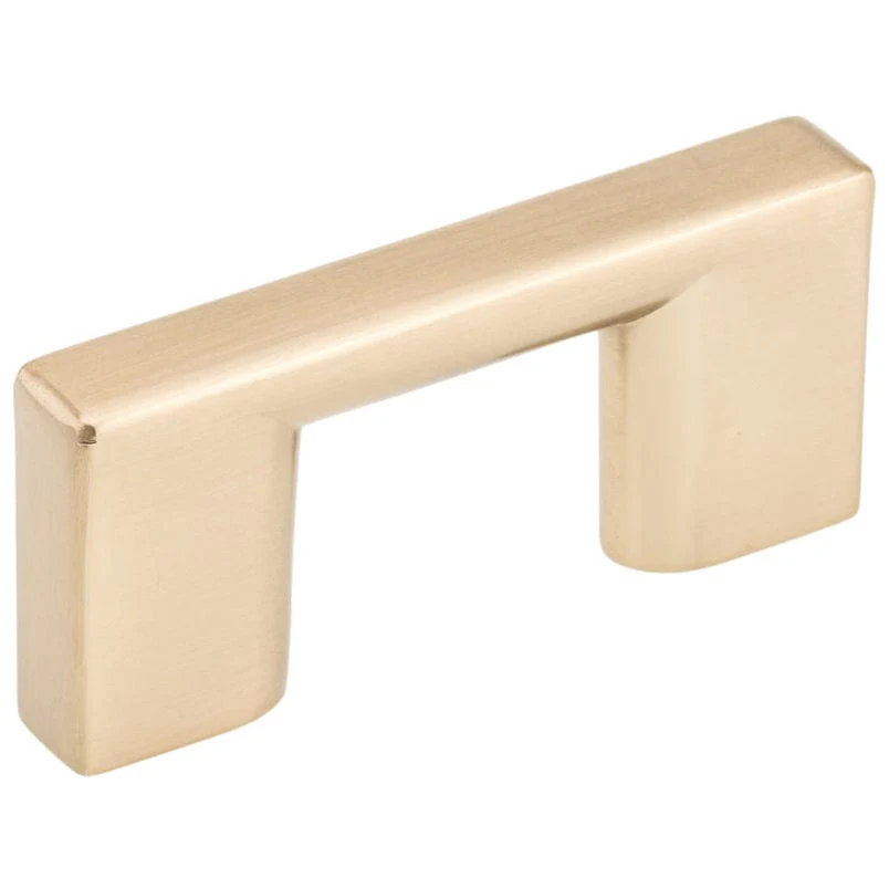 Contemporary Pull, 1-1/4" Center-to-Center, Champagne Bronze - Image 1