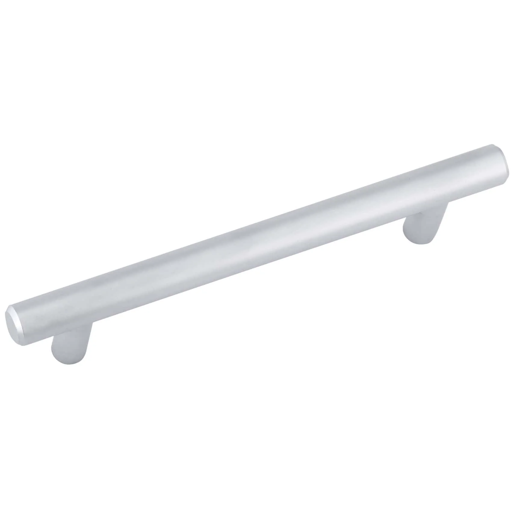 Contemporary Pull, 4-1/4" Center-to-Center, Matte Chrome - Image 1