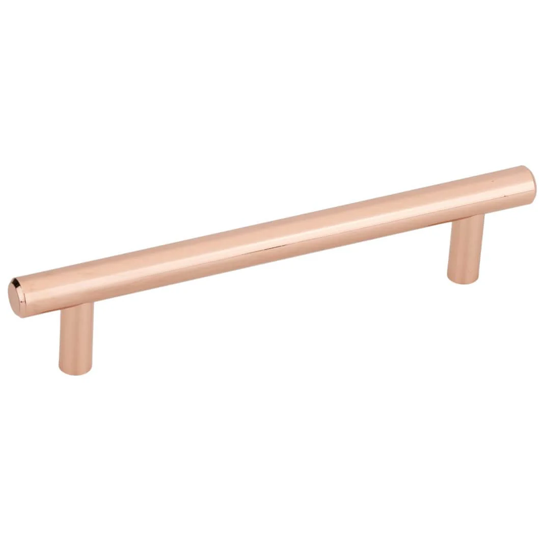 Contemporary Pull, 5-1/16" Center-to-Center, Polished Copper - Image 1