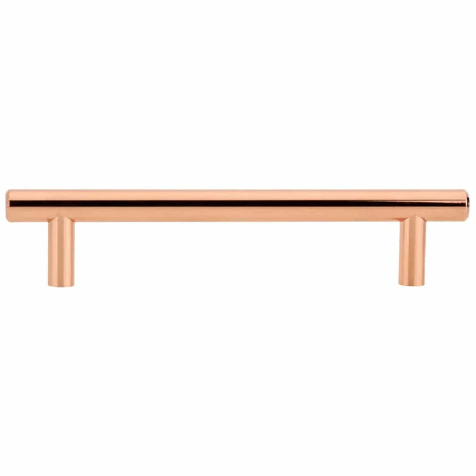 Contemporary Pull, 5-1/16" Center-to-Center, Polished Copper - Image 3