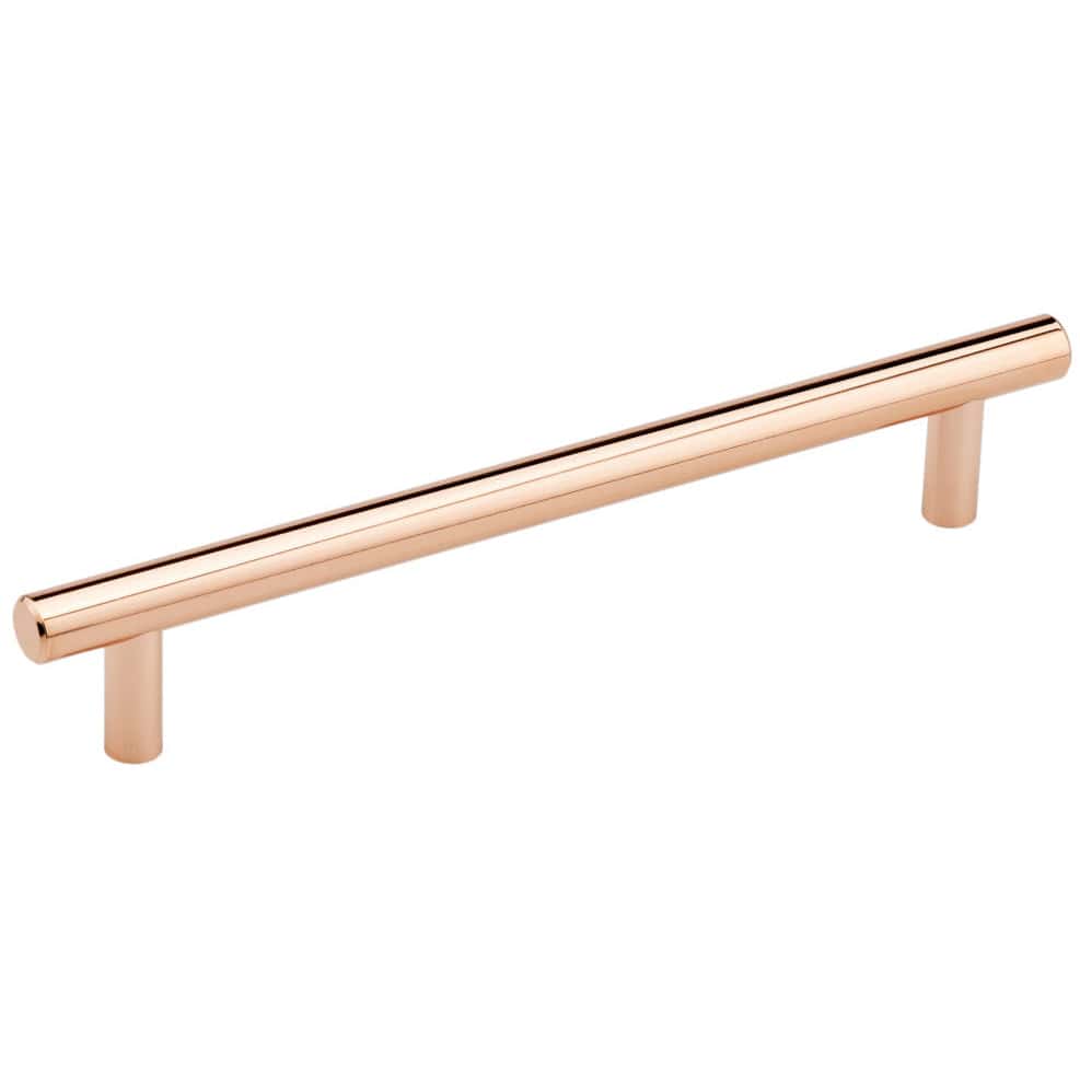 Contemporary Pull, 7-9/16" Center-to-Center, Polished Copper - Image 1