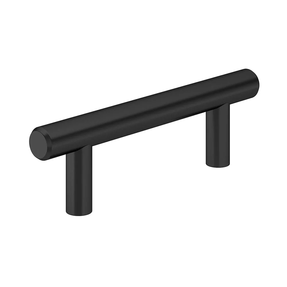 Contemporary Pull, 1/8" Center-to-Center, Matte Black - Image 1