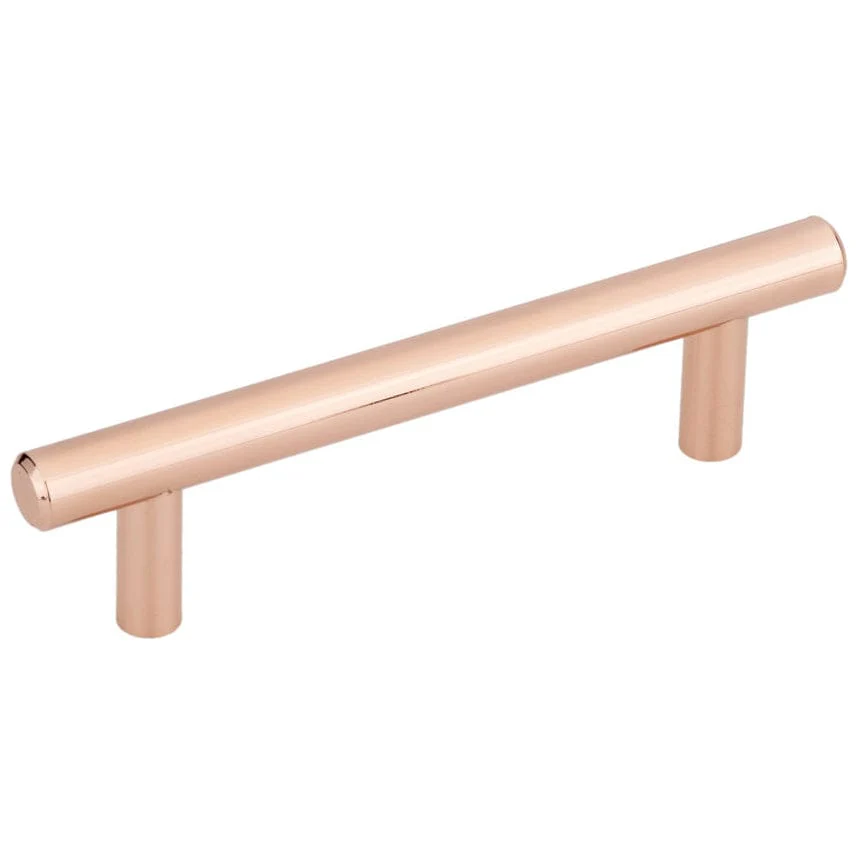 Contemporary Pull - 3-3/4" Center-to-Center - 15/32" W x 5-11/32" L - Polished Copper - Image 1