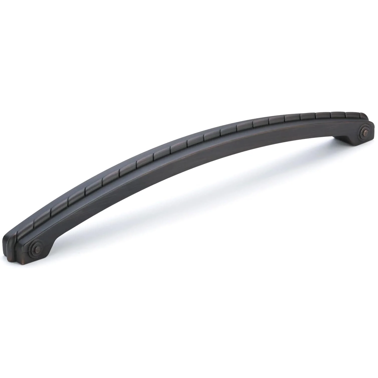 Traditional Pull, 12" Center-to-Center, Brushed Oil-Rubbed Bronze - Image 1