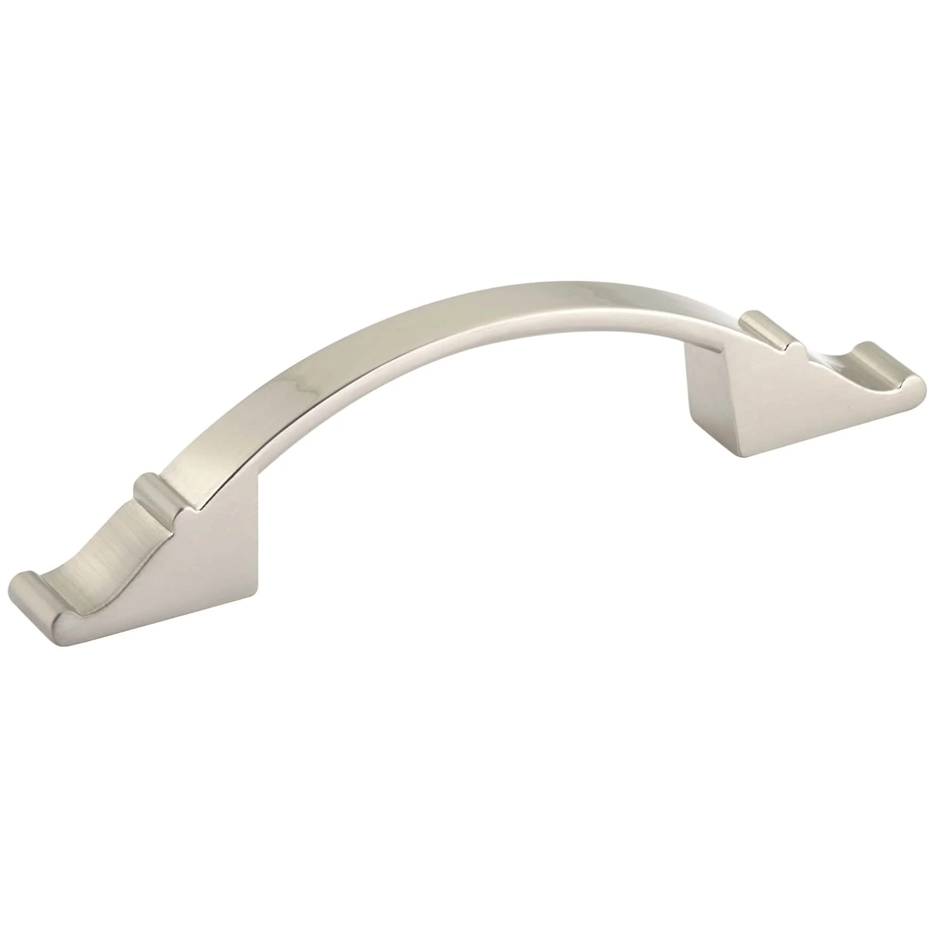 Traditional Pull, 3" or 3-3/4" Center-to-Center, Brushed Nickel - Image 1