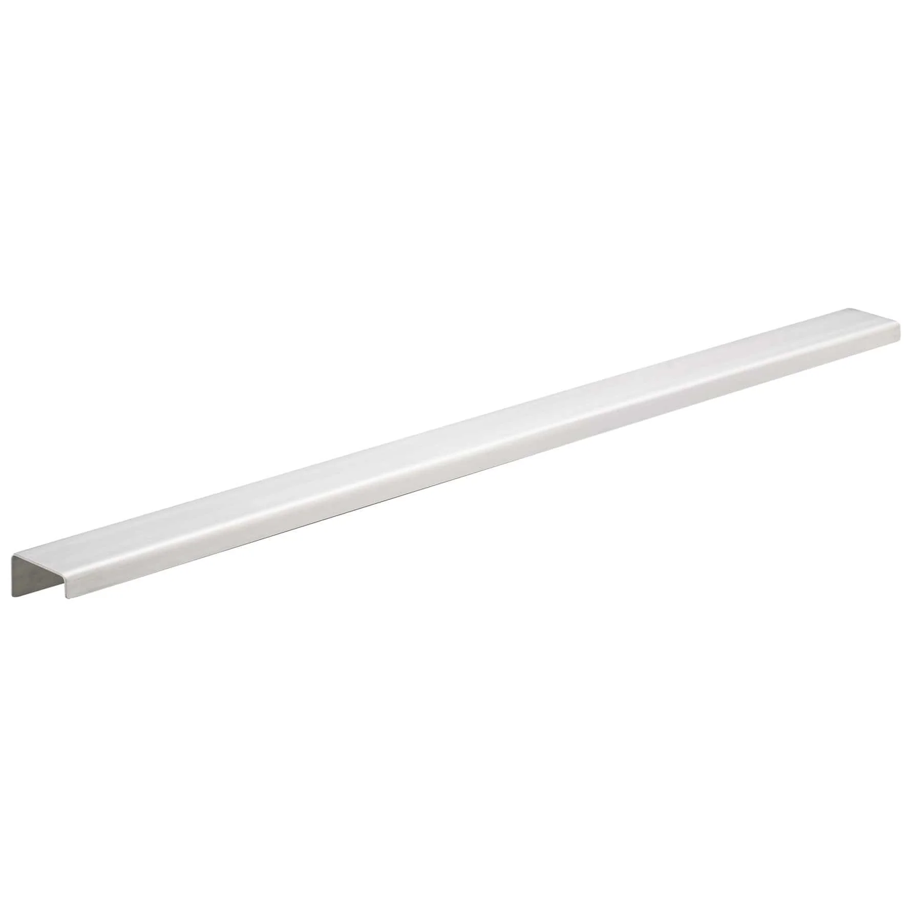 Contemporary Edge Pull, 20″ Center-to-Center, Stainless Steel