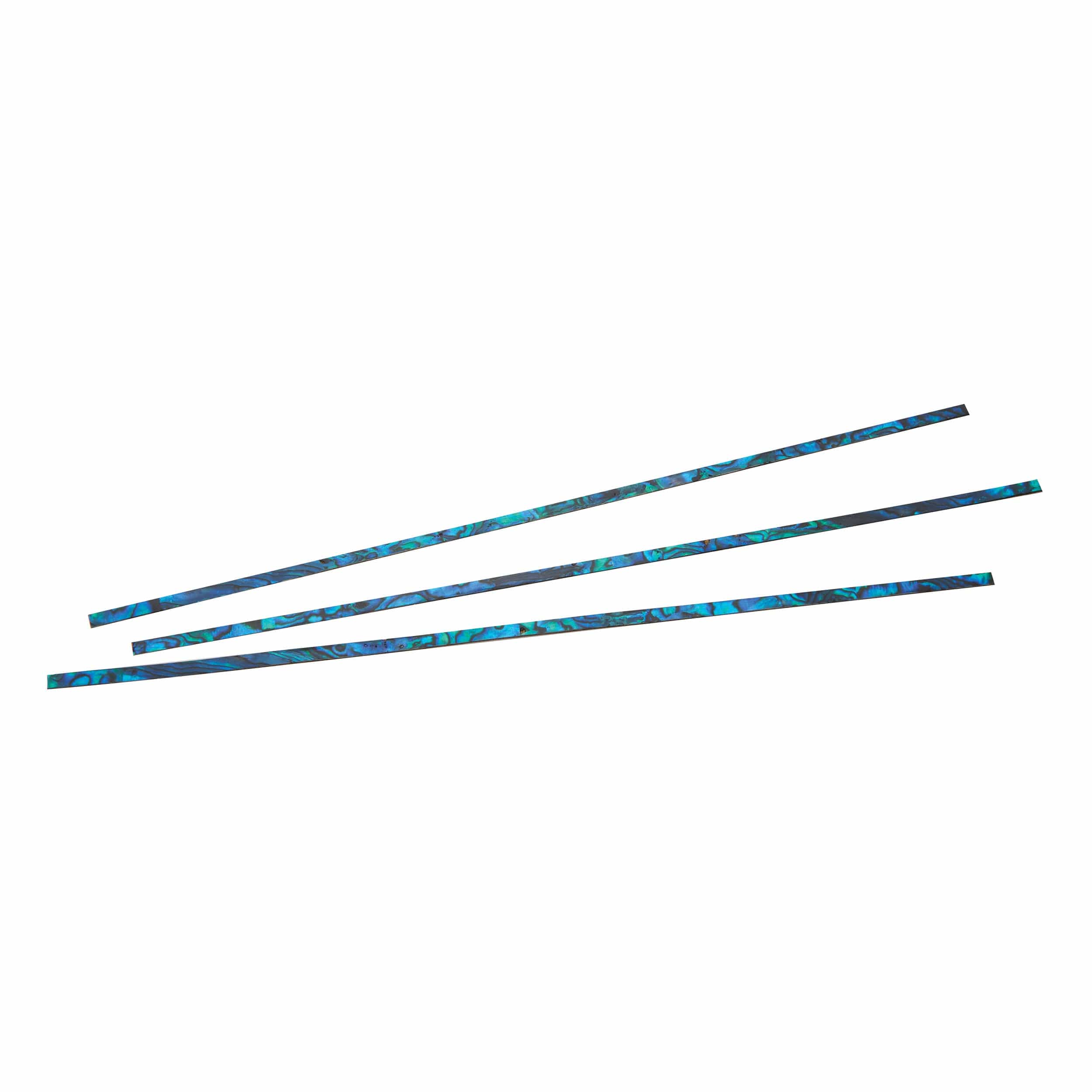 Paua Abalone Inlay Strip – 1/32″ x 9/64″ x 9-3/64″ – 3 Pack