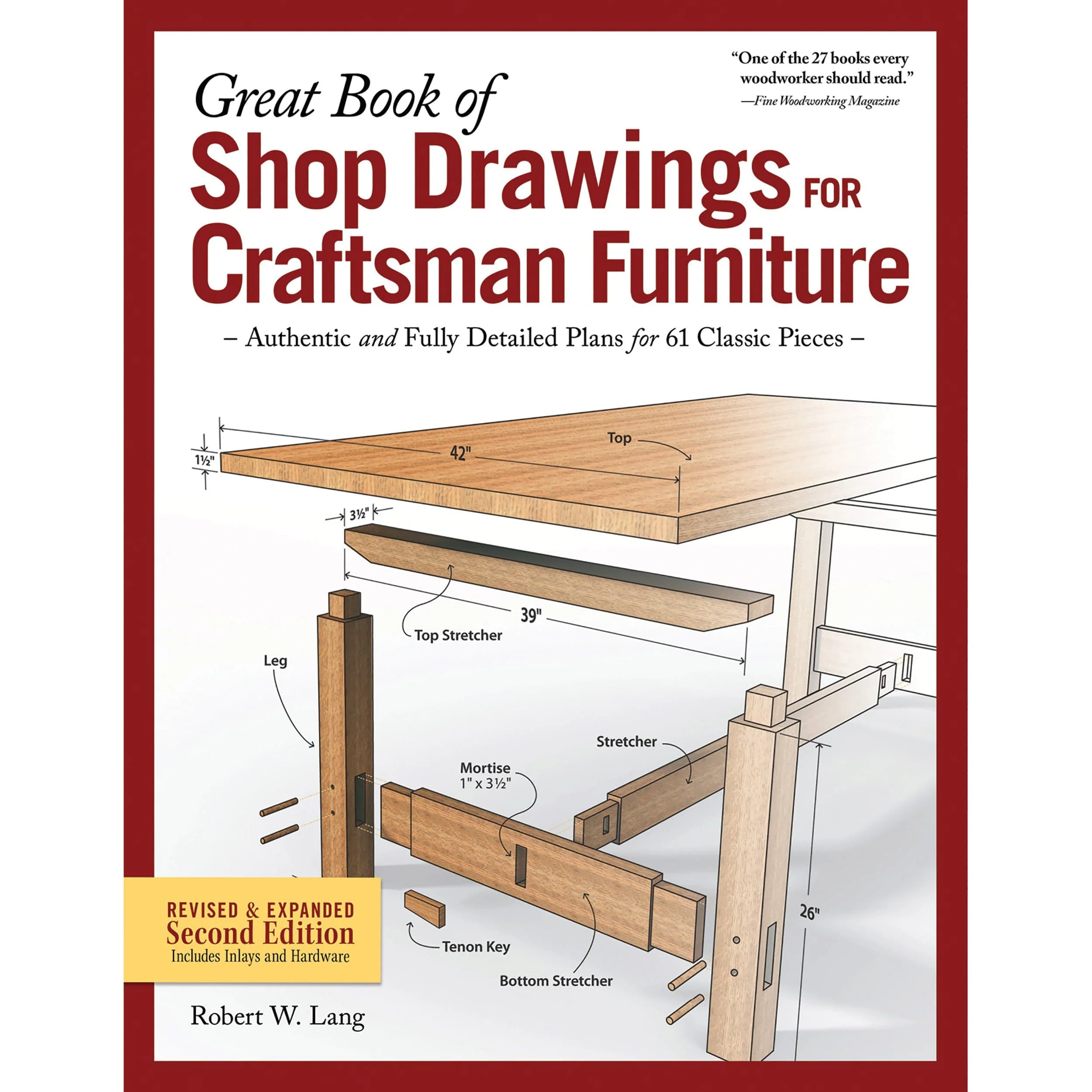 Great Book of Shop Drawings for Craftsman Furniture, Rev & Exp 2nd Edition - Image 1