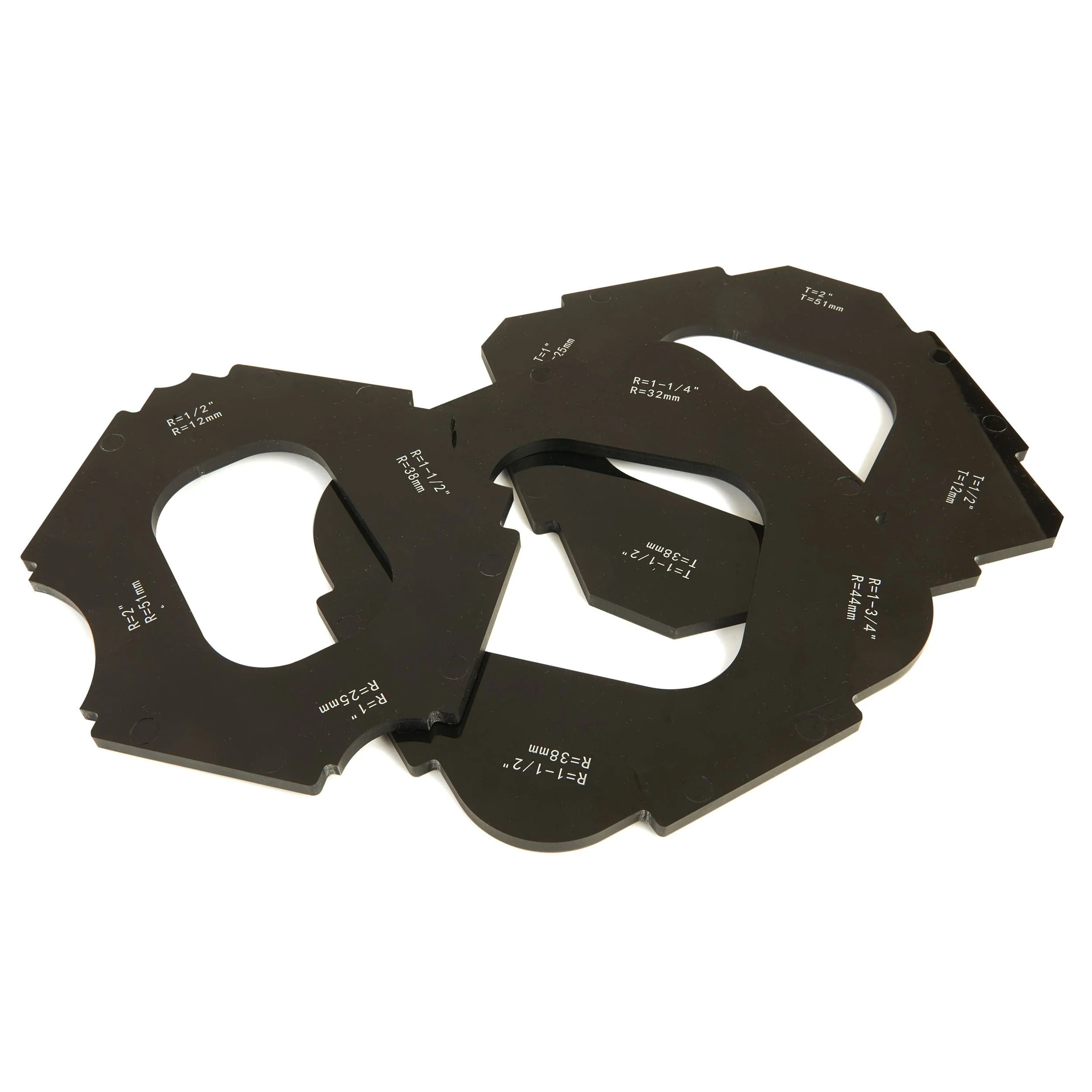 Router Corner Jigs/Templates - Large - 3 Piece - Image 1