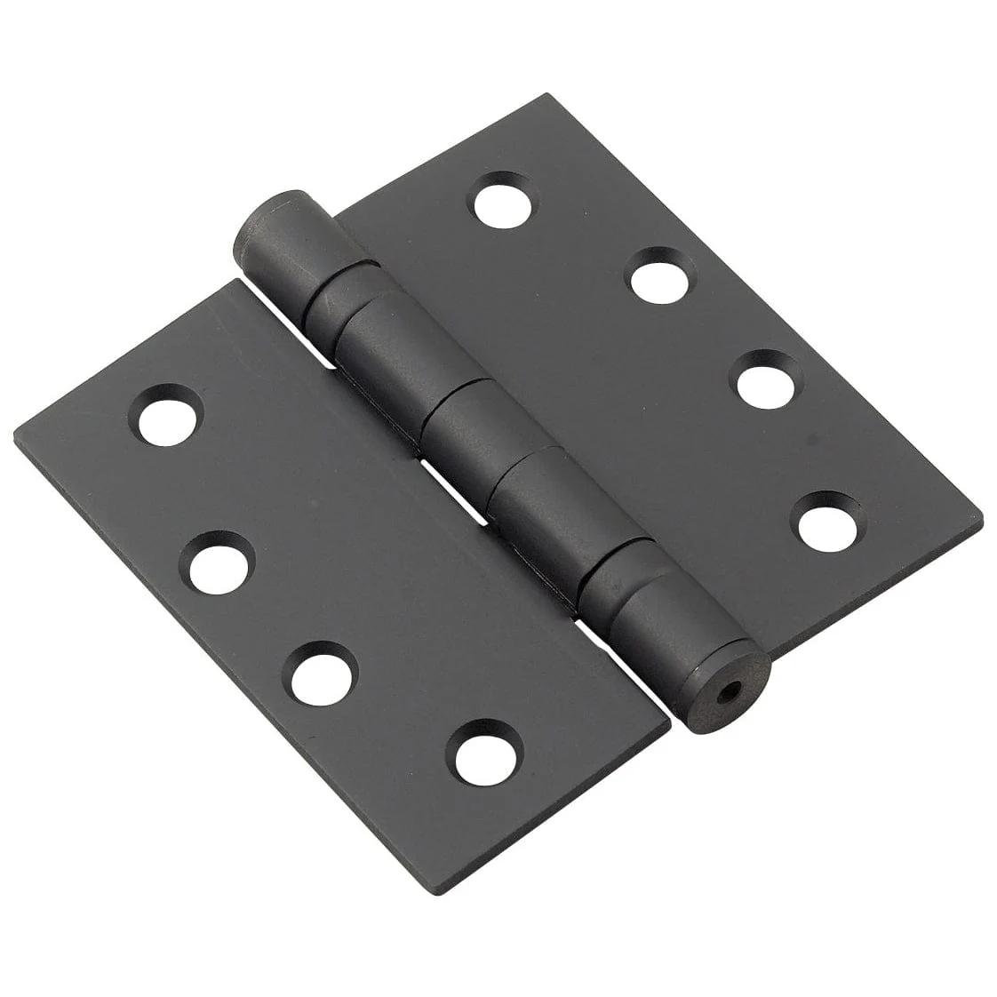 4″ (102 mm) Full Mortise Ball Bearing Butt Hinge Black, 3 Pack