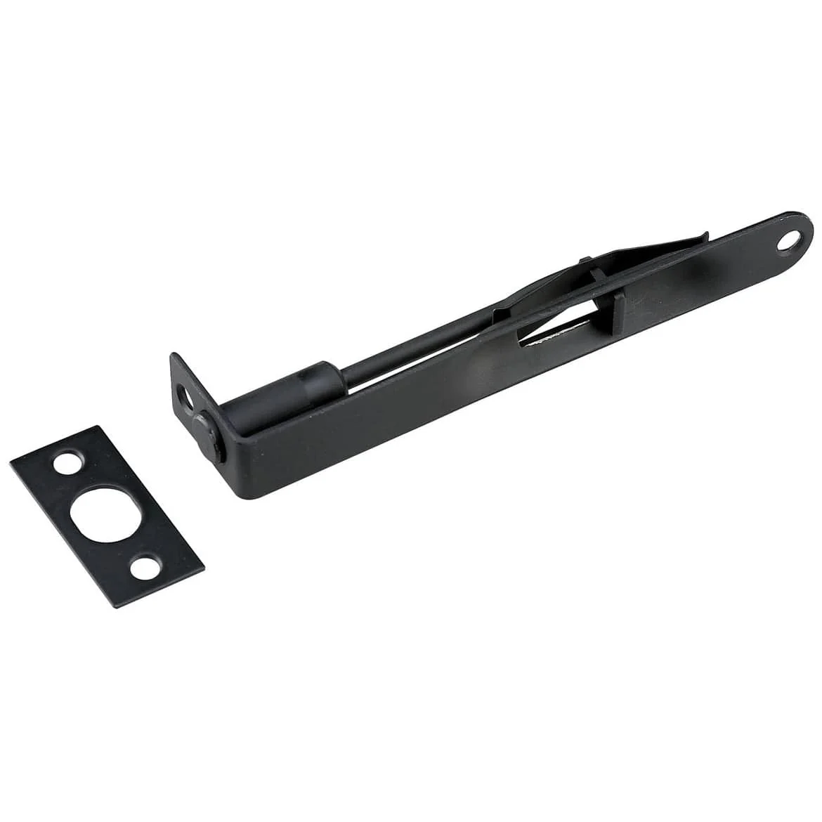 6″ x 3/4″ Flush Bolt 5/8″ Radius Black