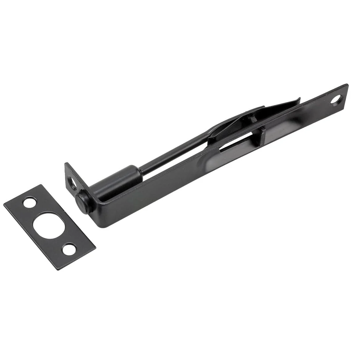 6″ x 3/4″ Flush Bolt Black
