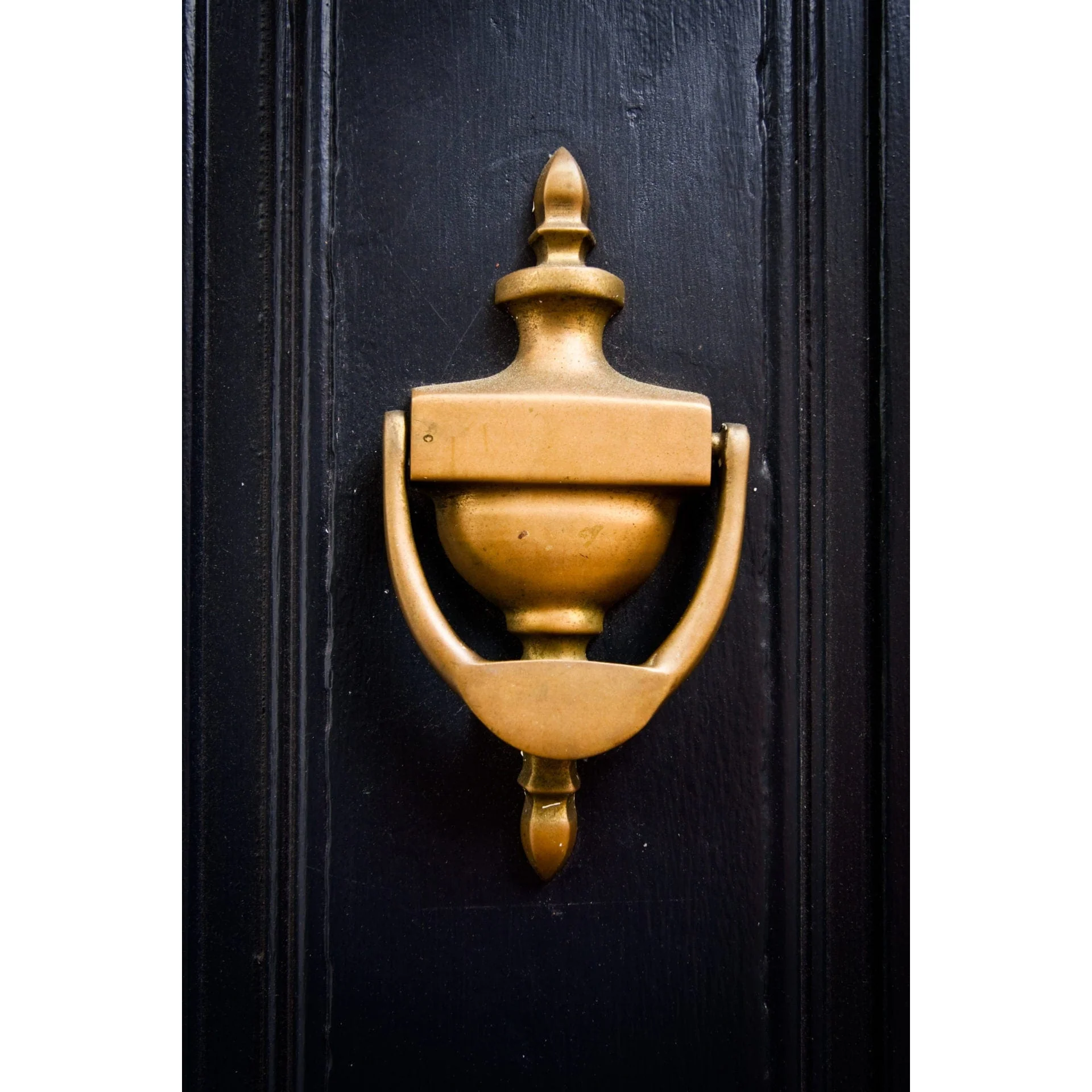 Door Knocker Antique Brushed Copper 6 1/4" (159 mm) - Image 2