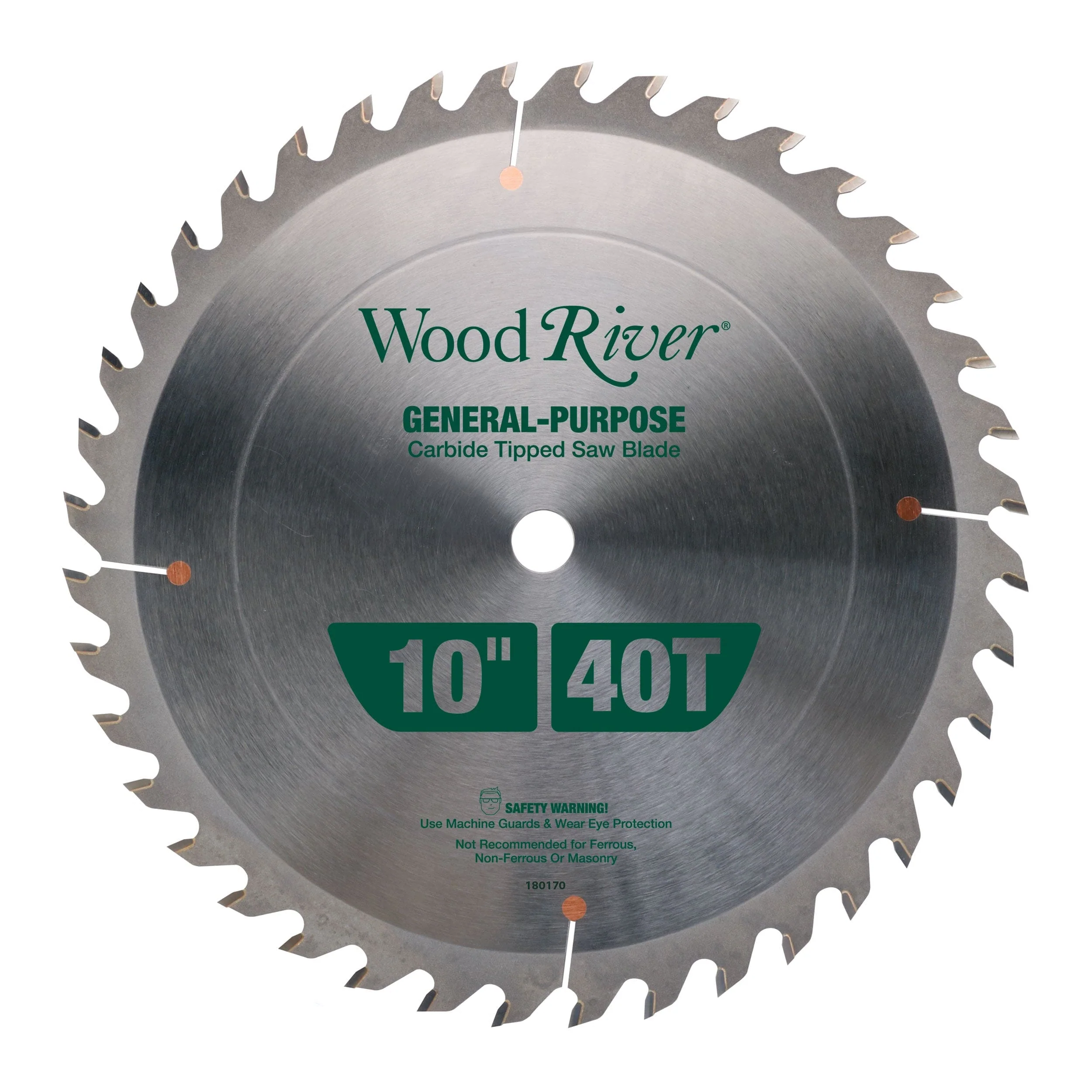 General Purpose Saw Blade – 10″ x 5/8″ Bore x 40 Tooth – ATB