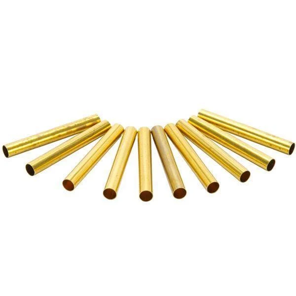 Replacement Brass Tubes for 7 mm Slim Style Schmidt Click Pen Kits - 5 Pair - Image 1
