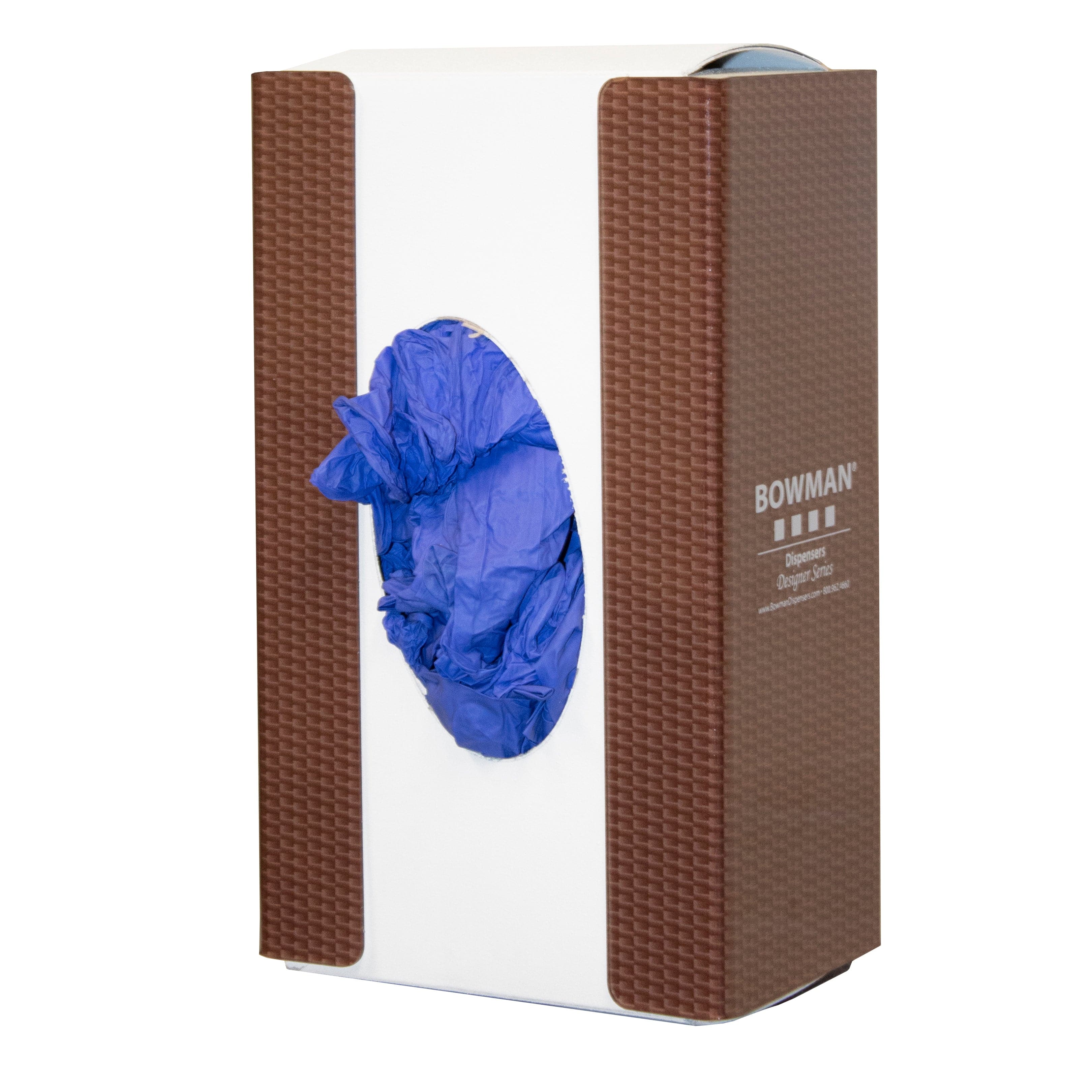 Glove Box Dispenser Brown Carbon Squares - Image 1