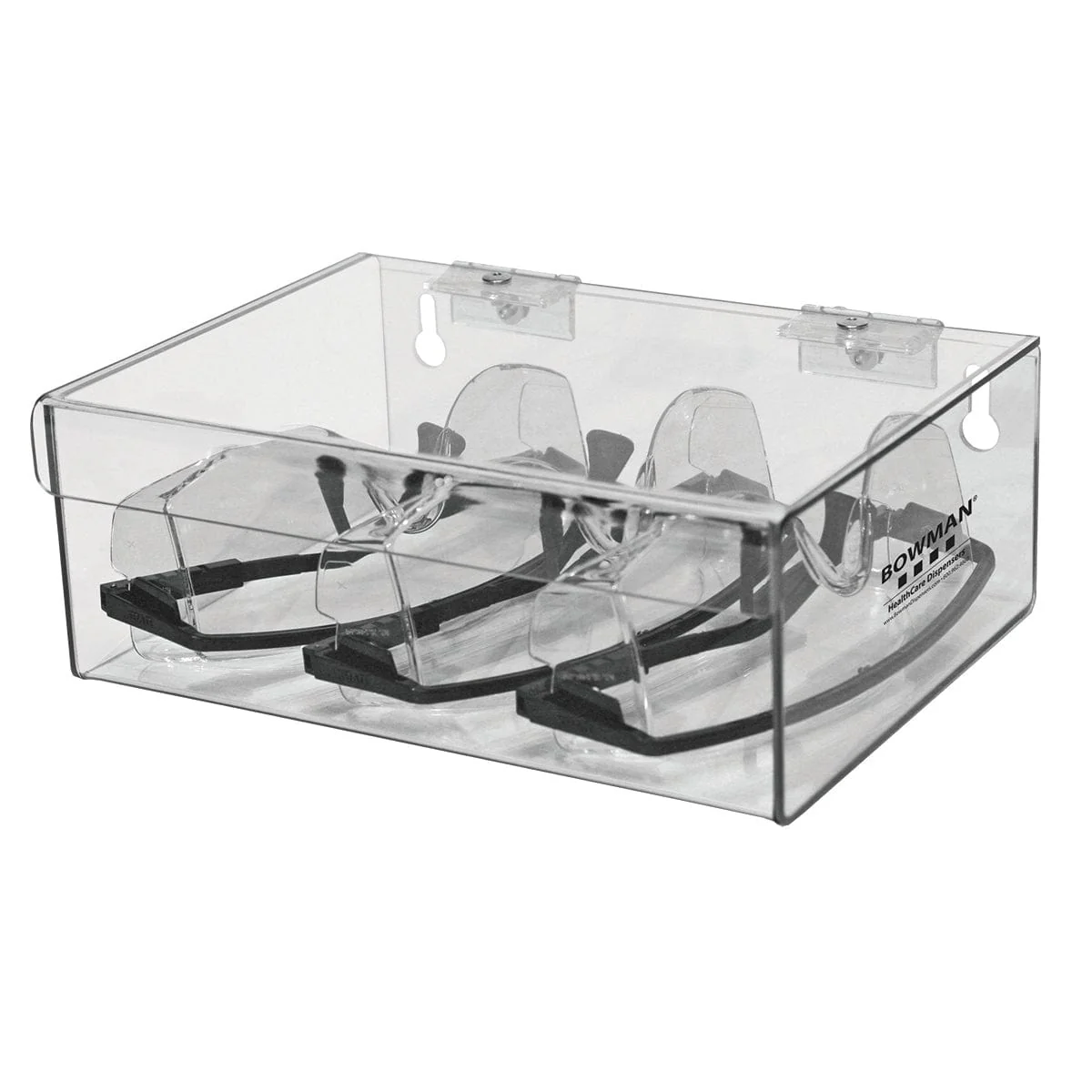 Hinged Lid Storage Box Clear - Image 1