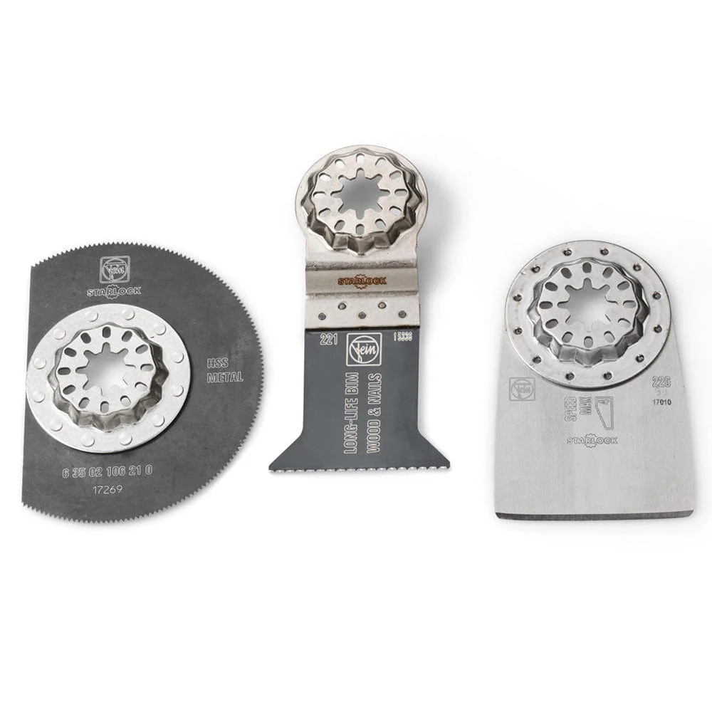 Starlock Combo Renovation PRO  Multi-Tool Accessory Set - 3 Piece - Image 1