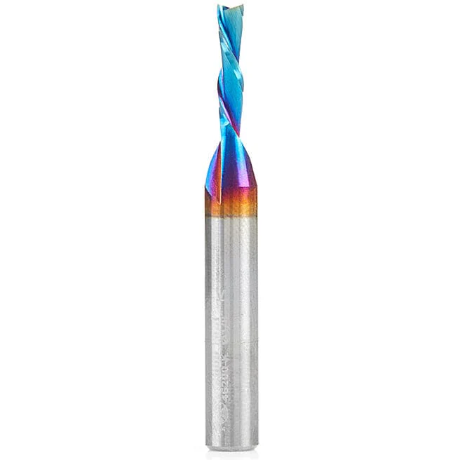 46200-K Spiral Plunge Down-Cut Router Bit 1/8"D 1/2"CH 1/4"SH 2"OL - Image 1
