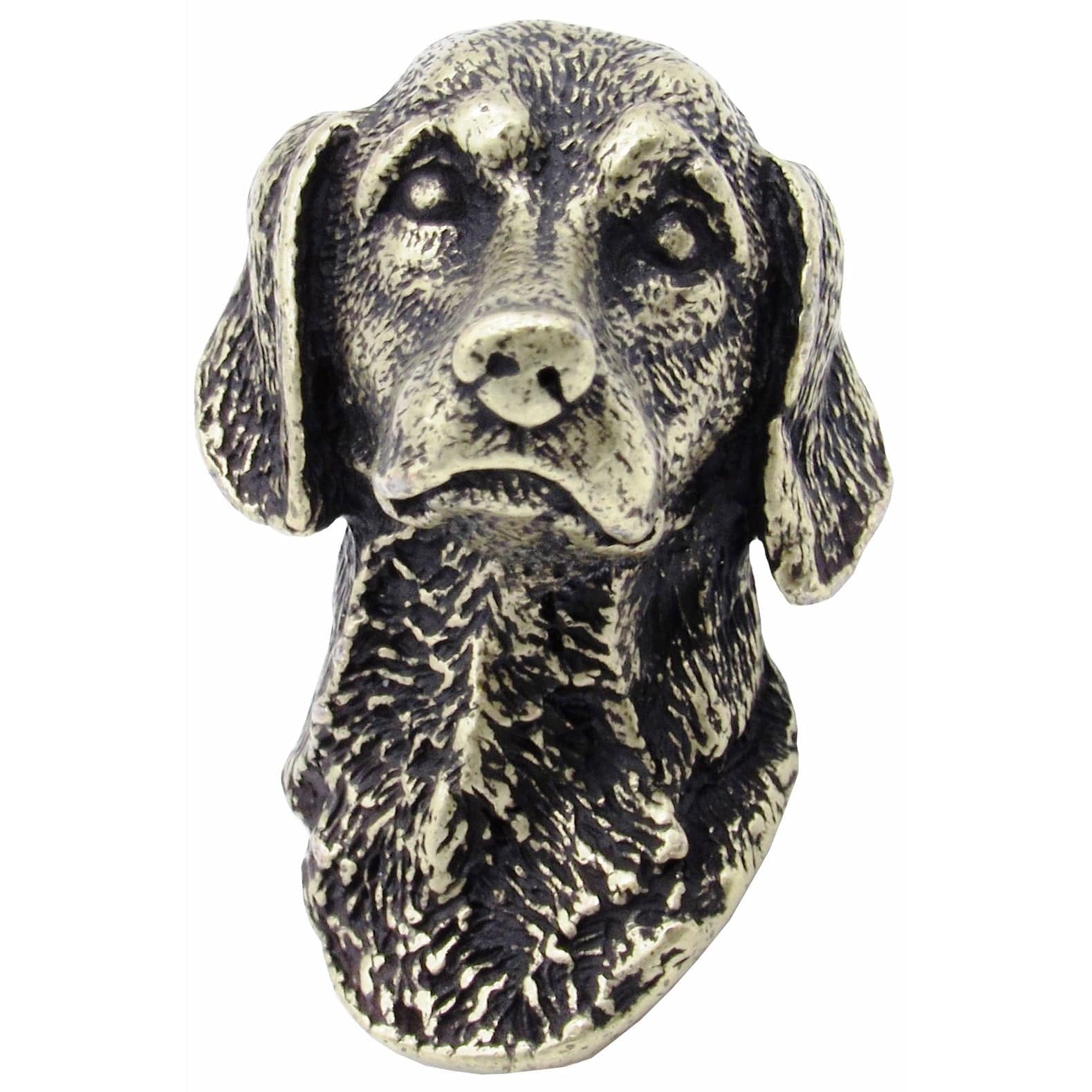 German Short Hair Knob Brass Oxide - Image 1
