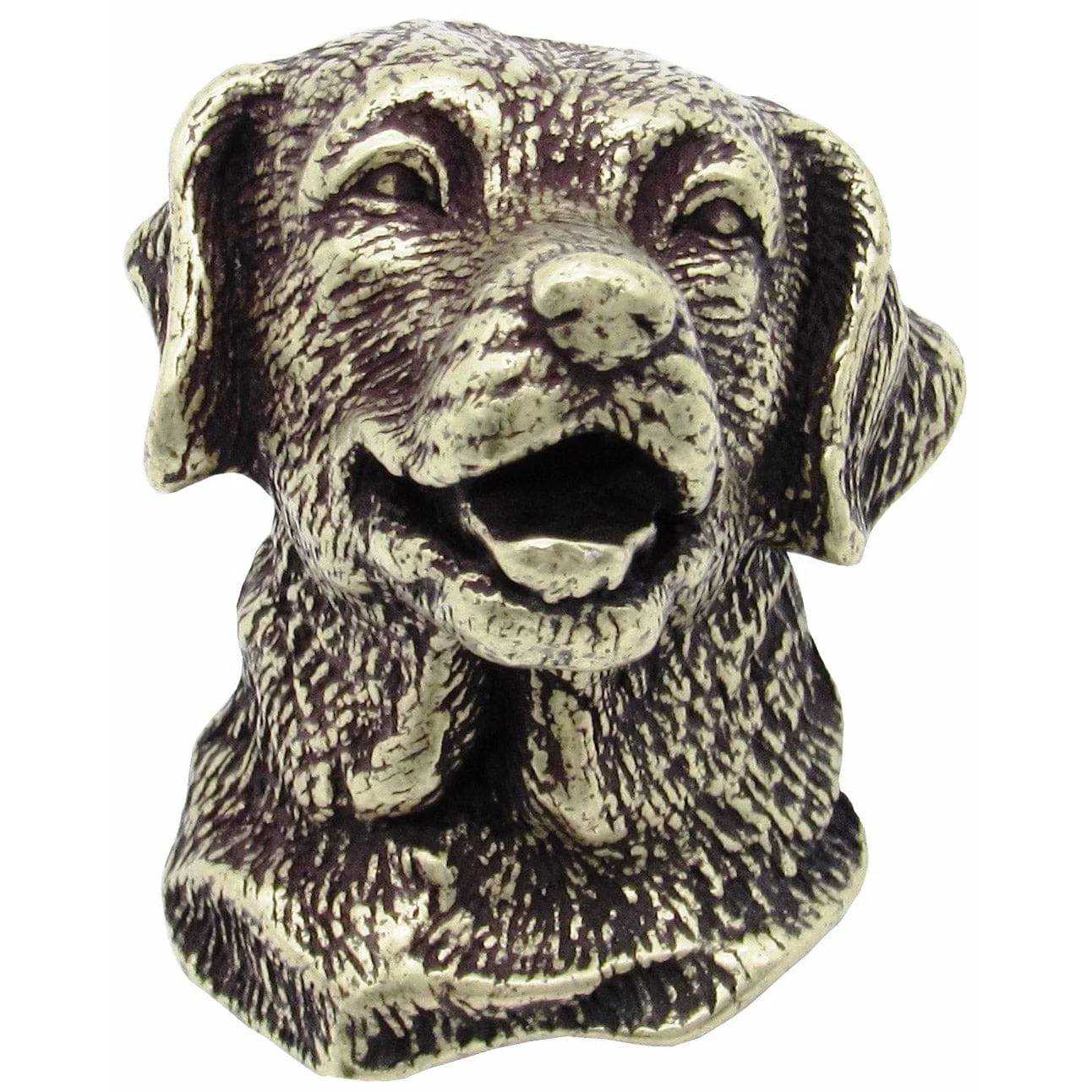 Golden Retriever Knob Brass Oxide - Image 1