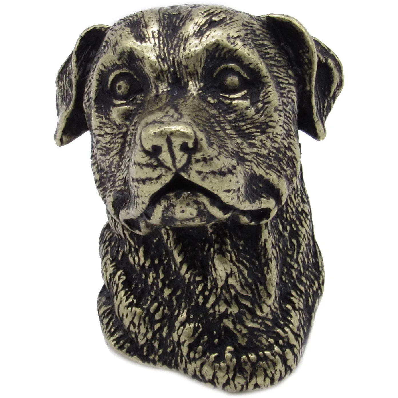 Rottweiler Knob Brass Oxide - Image 1