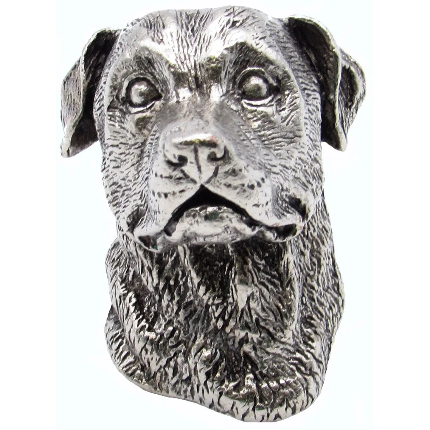 Rottweiler Knob Pewter Oxide - Image 1