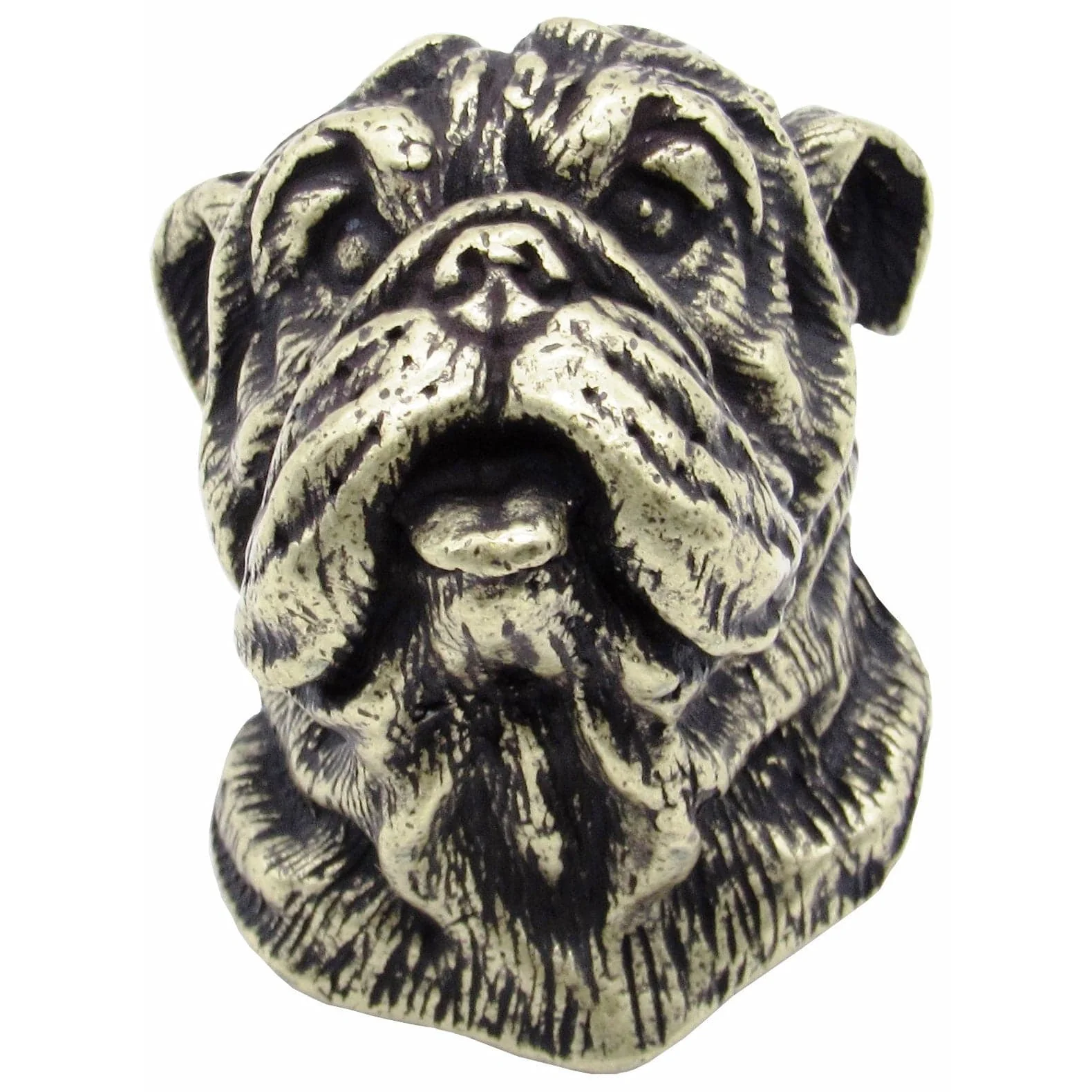 Bulldog Knob Brass Oxide - Image 1