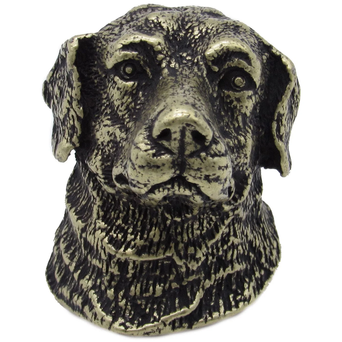 Labrador Retriever Knob Brass Oxide - Image 1