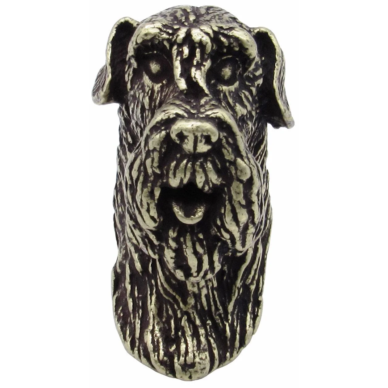 Schnauzer Knob Brass Oxide - Image 1
