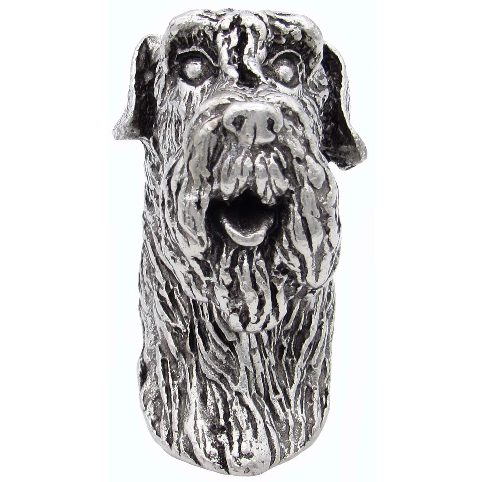 Schnauzer Knob Pewter Oxide - Image 1