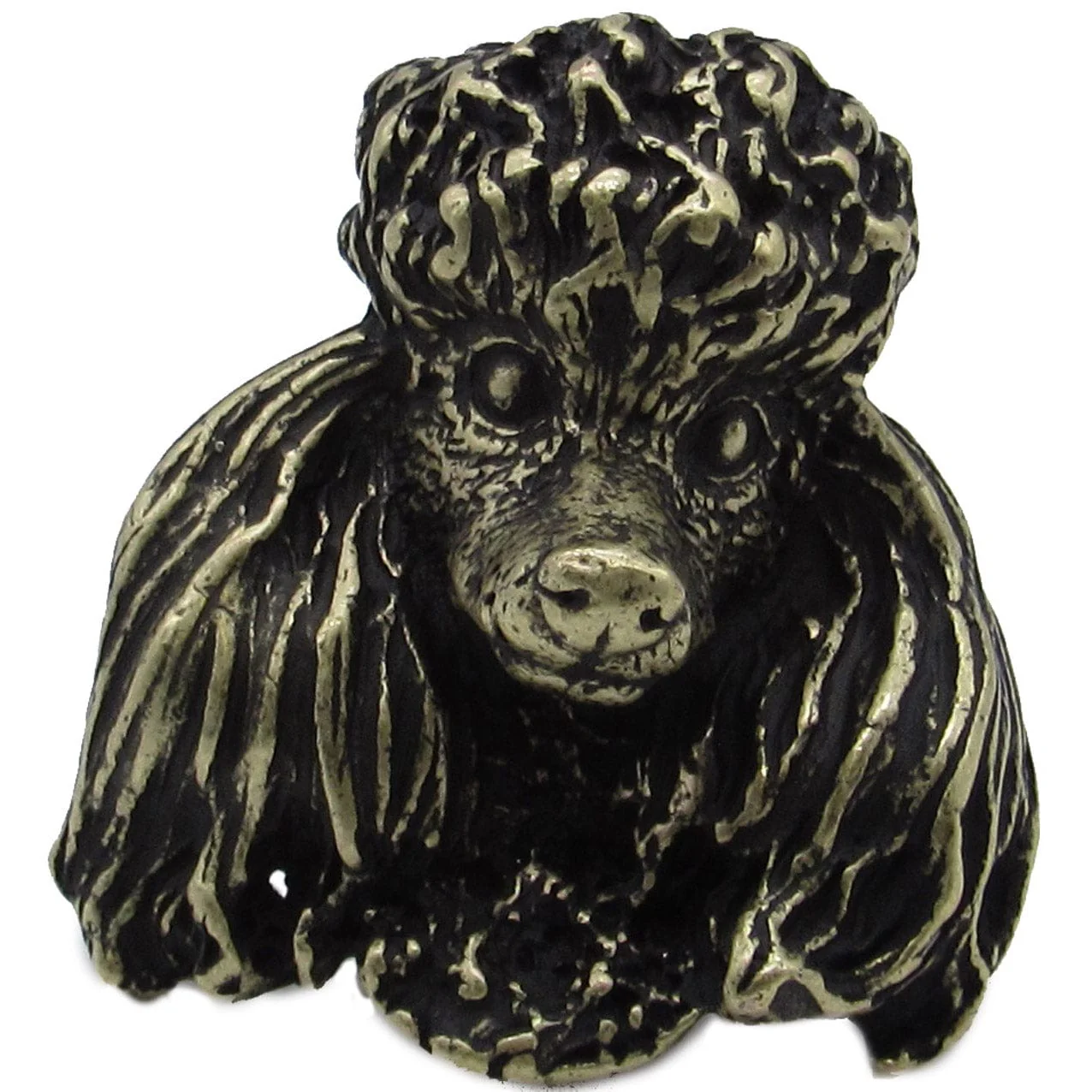 Poodle Knob Brass Oxide - Image 1