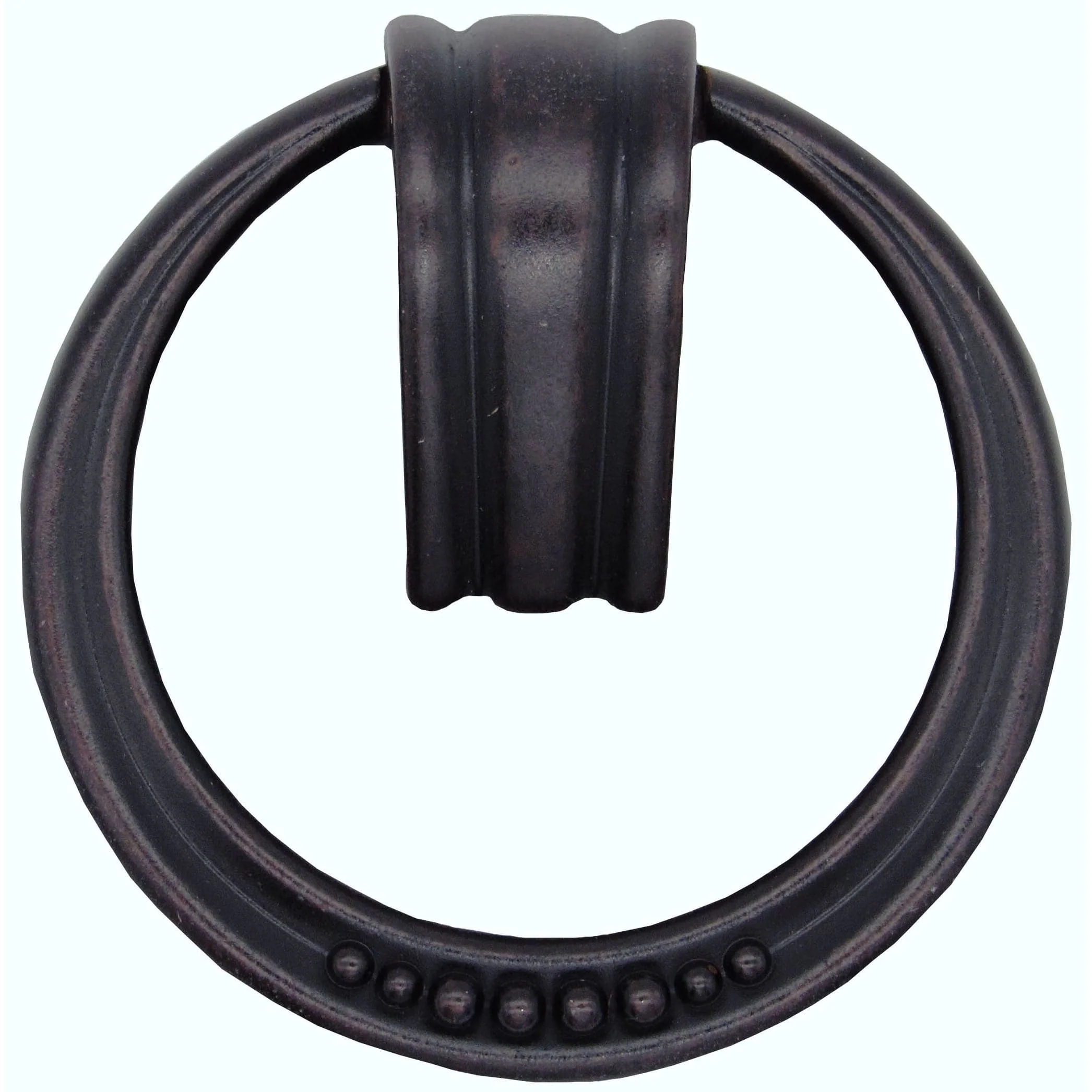 Beaded Elegance Ring Pull Oil Rubbed Bronze - Image 1