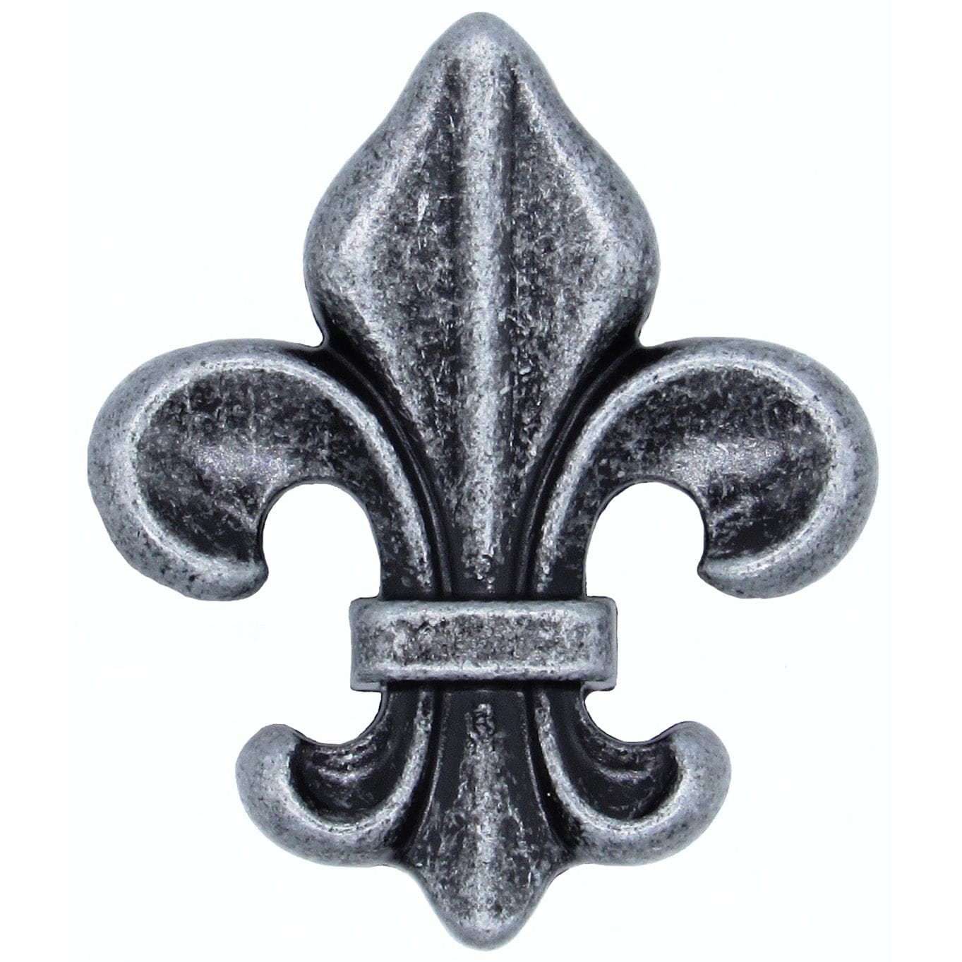Fleur De Lis Knob Pewter Oxide - Image 1