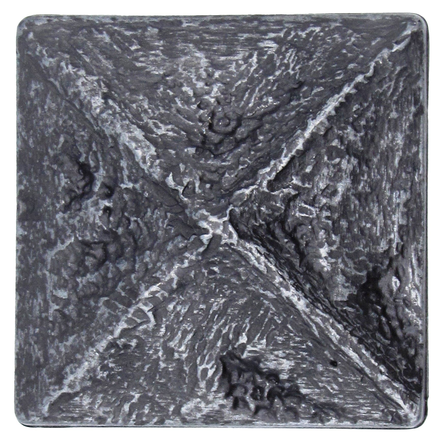 Rustic Pyramid Knob Pewter - Image 1