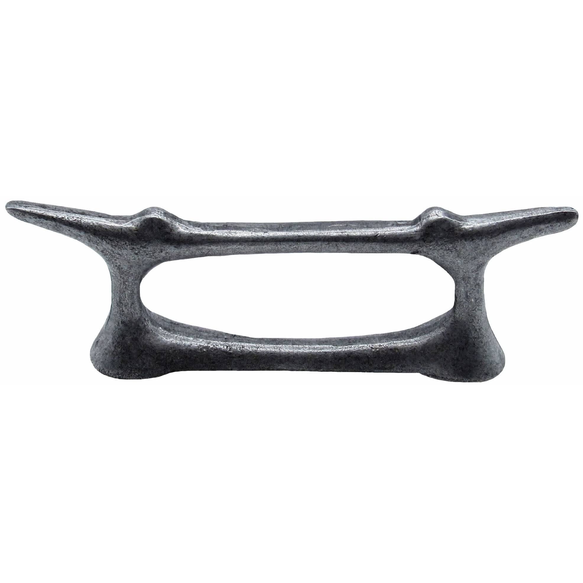 Boat Cleat Pull 2-15/16" Center Pewter Oxide - Image 1