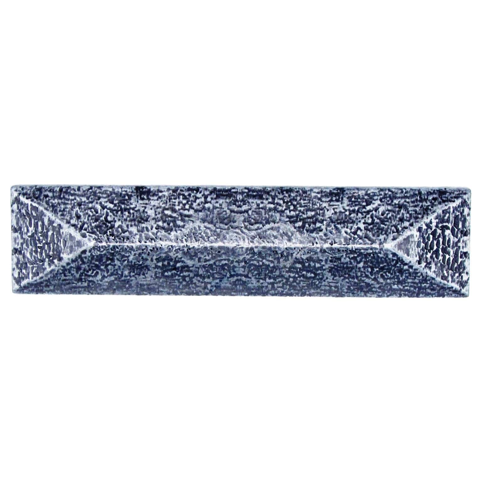 Rustic Pyramid Pull 3" Center Pewter Oxide - Image 1