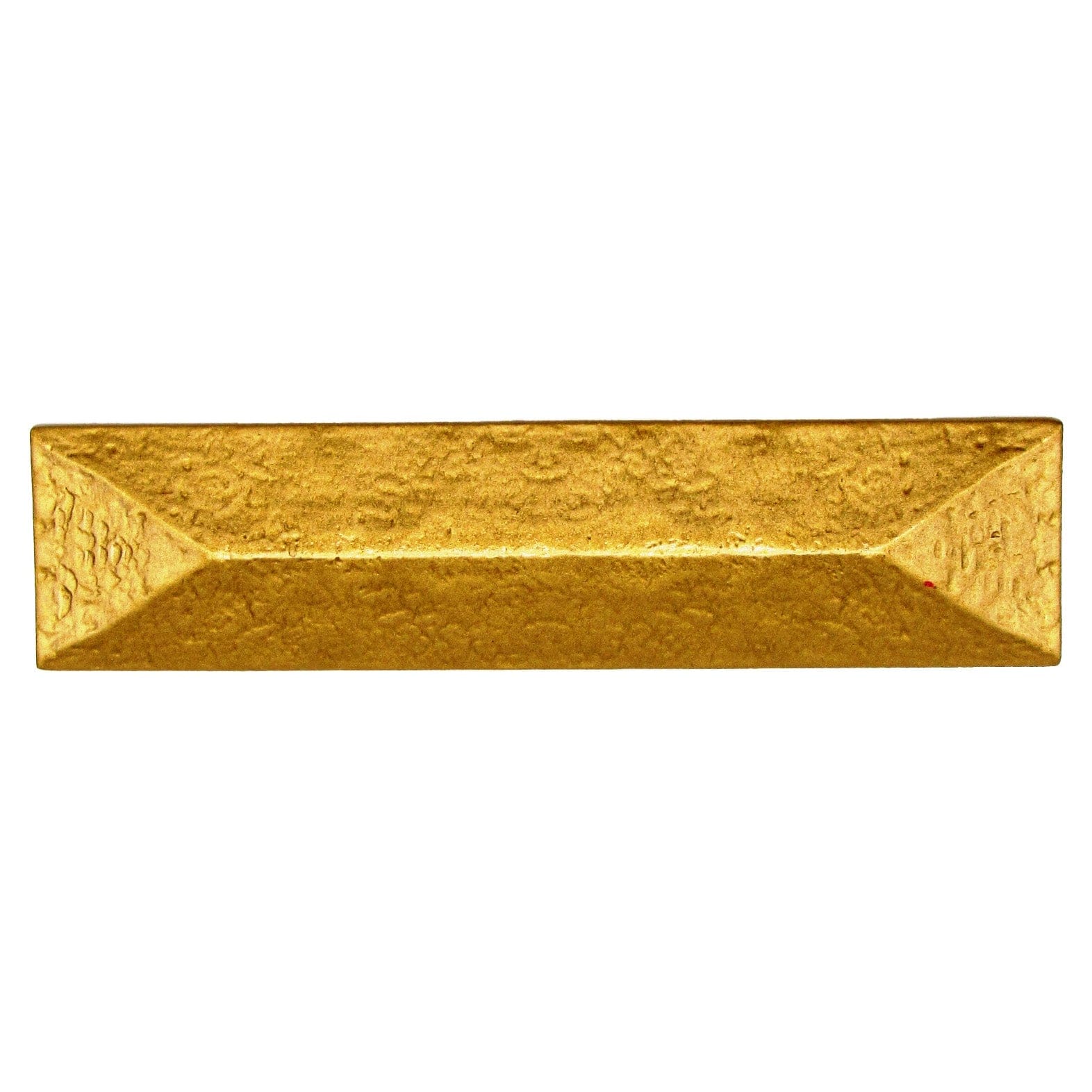 Rustic Pyramid Pull 3" Center Lux Gold - Image 1