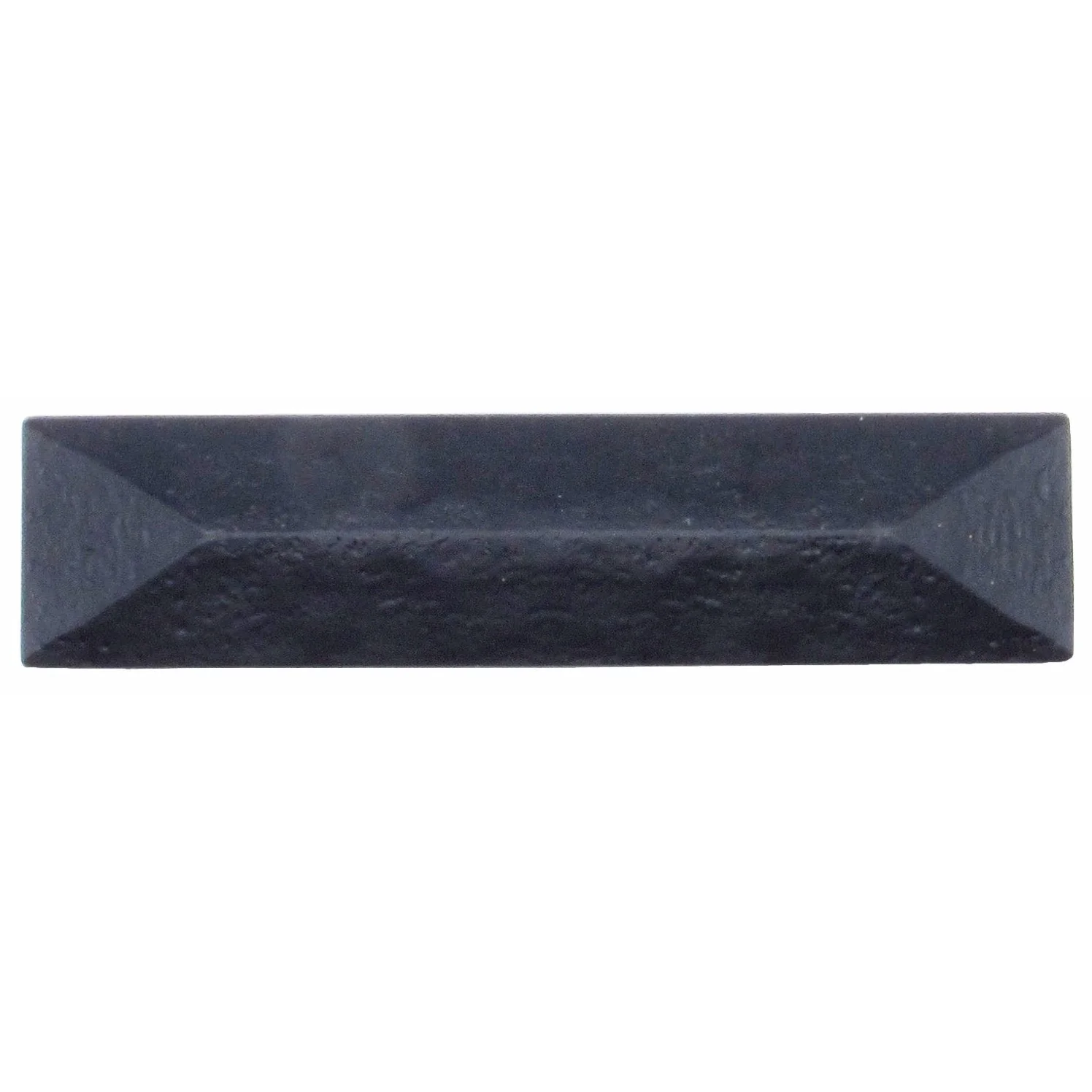 Rustic Pyramid Pull 3″ Center Matte Black