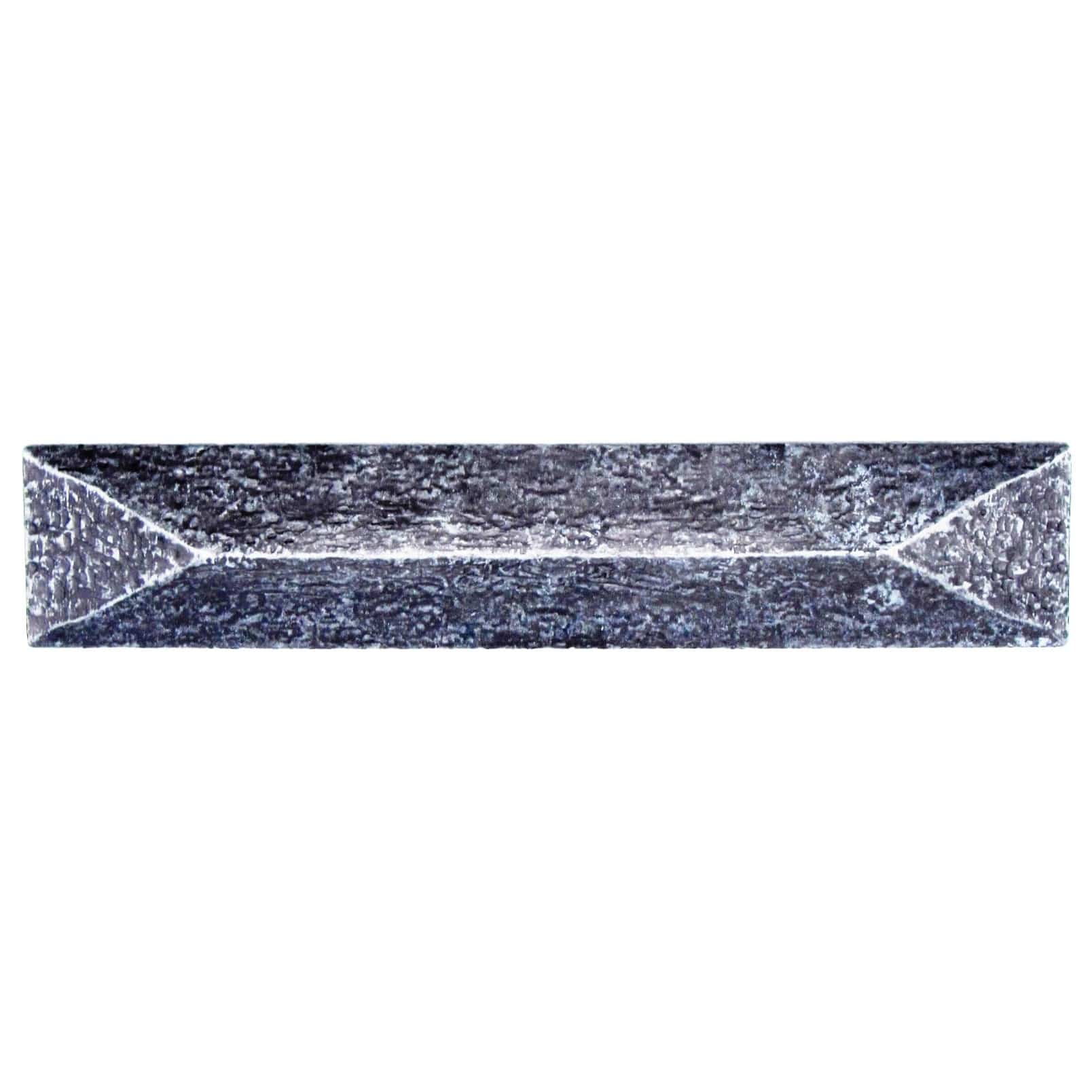 Rustic Pyramid Pull 3-3/4" Center Pewter Oxide - Image 1