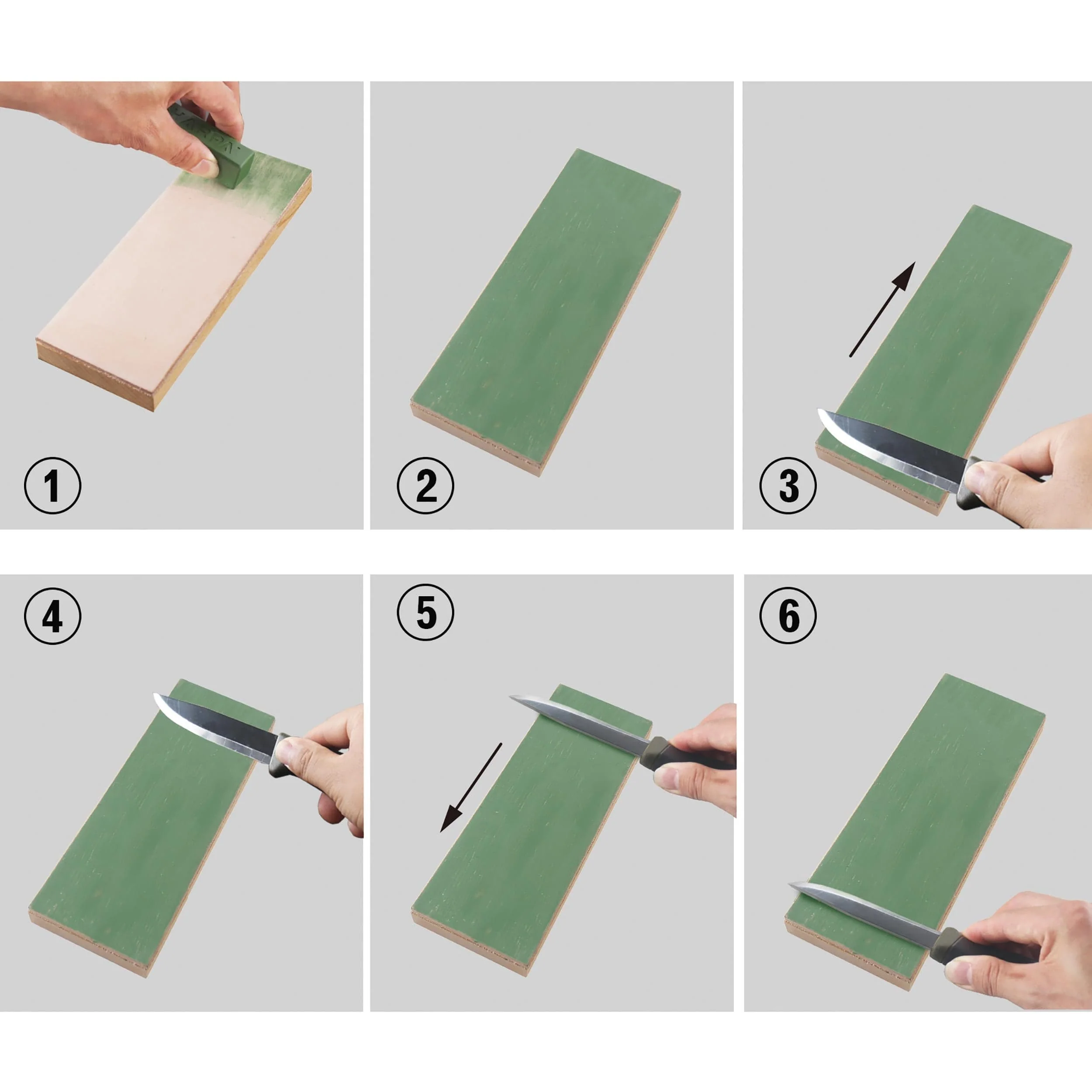 Leather Honing Strop - 8" x 3" - Image 3