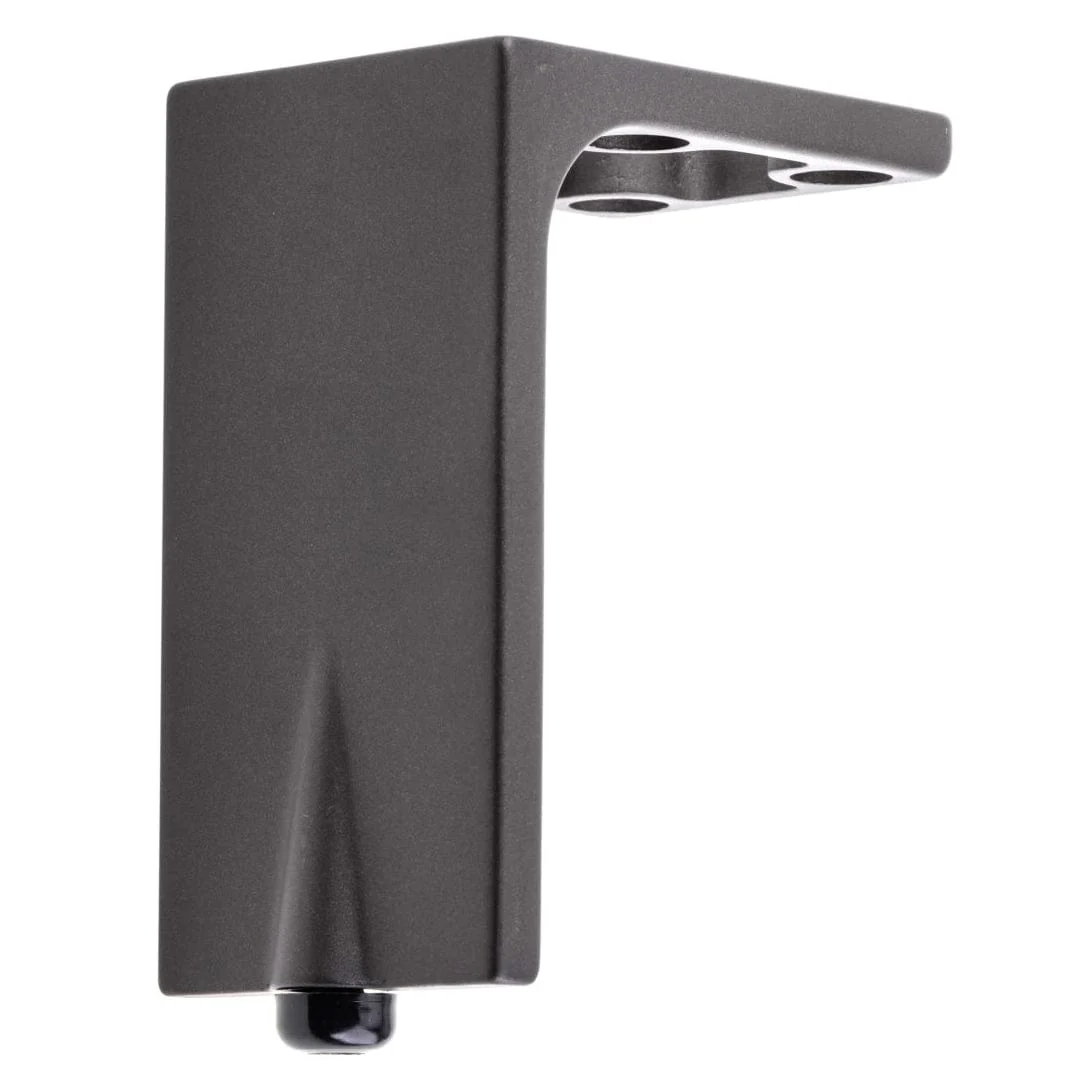 3-15/16" (100 mm) Design Adjustable Furniture Leg Dark Brown - Image 1