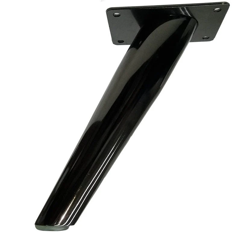 5-29/32″ (150 mm) Contemporary Furniture Leg Black Nickel