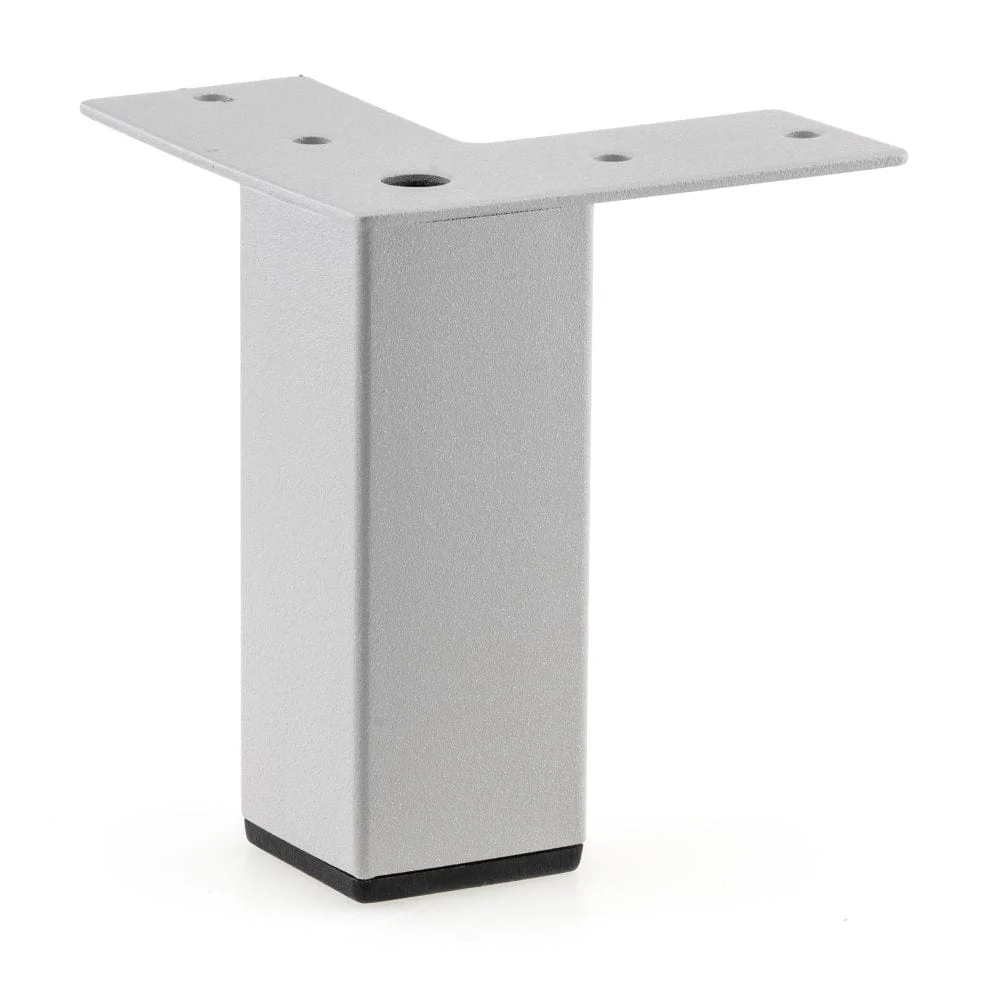 3-15/16″ (100 mm) Contemporary Furniture Leg Silver Gray